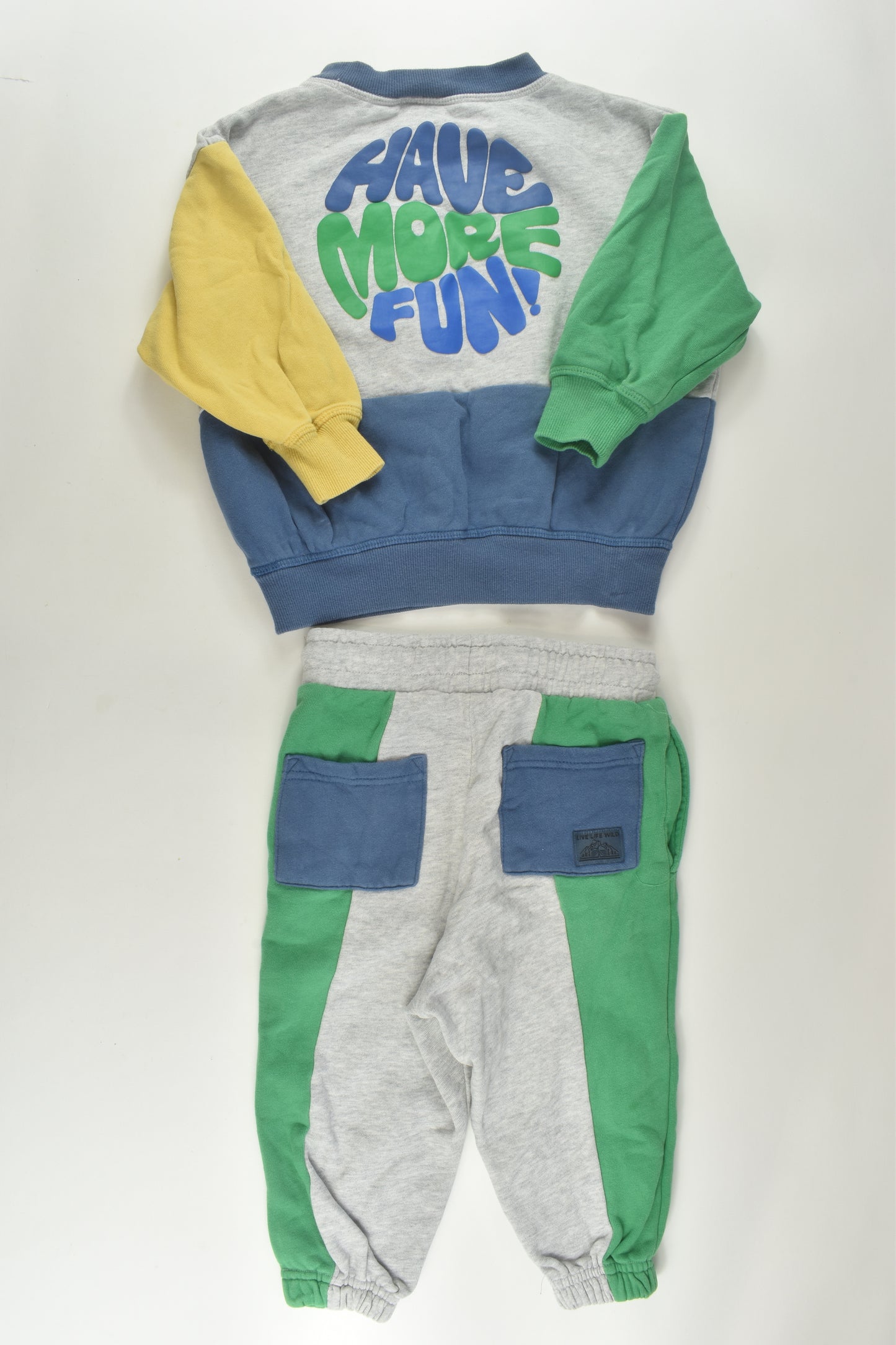 Cotton On Kids Size 2-3 Track Pants and Sweater