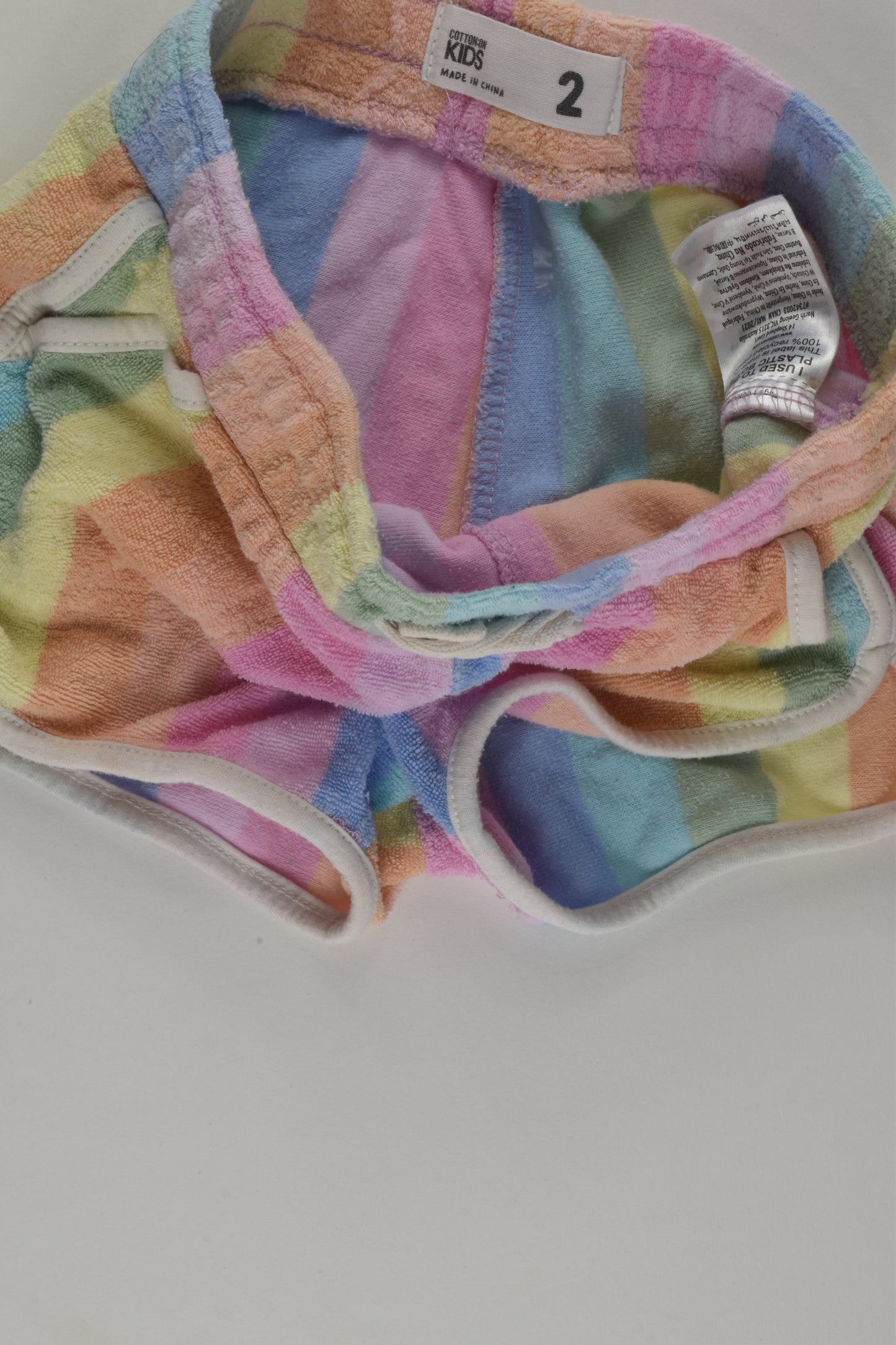 Cotton On Kids Size 2 Terry Shorts