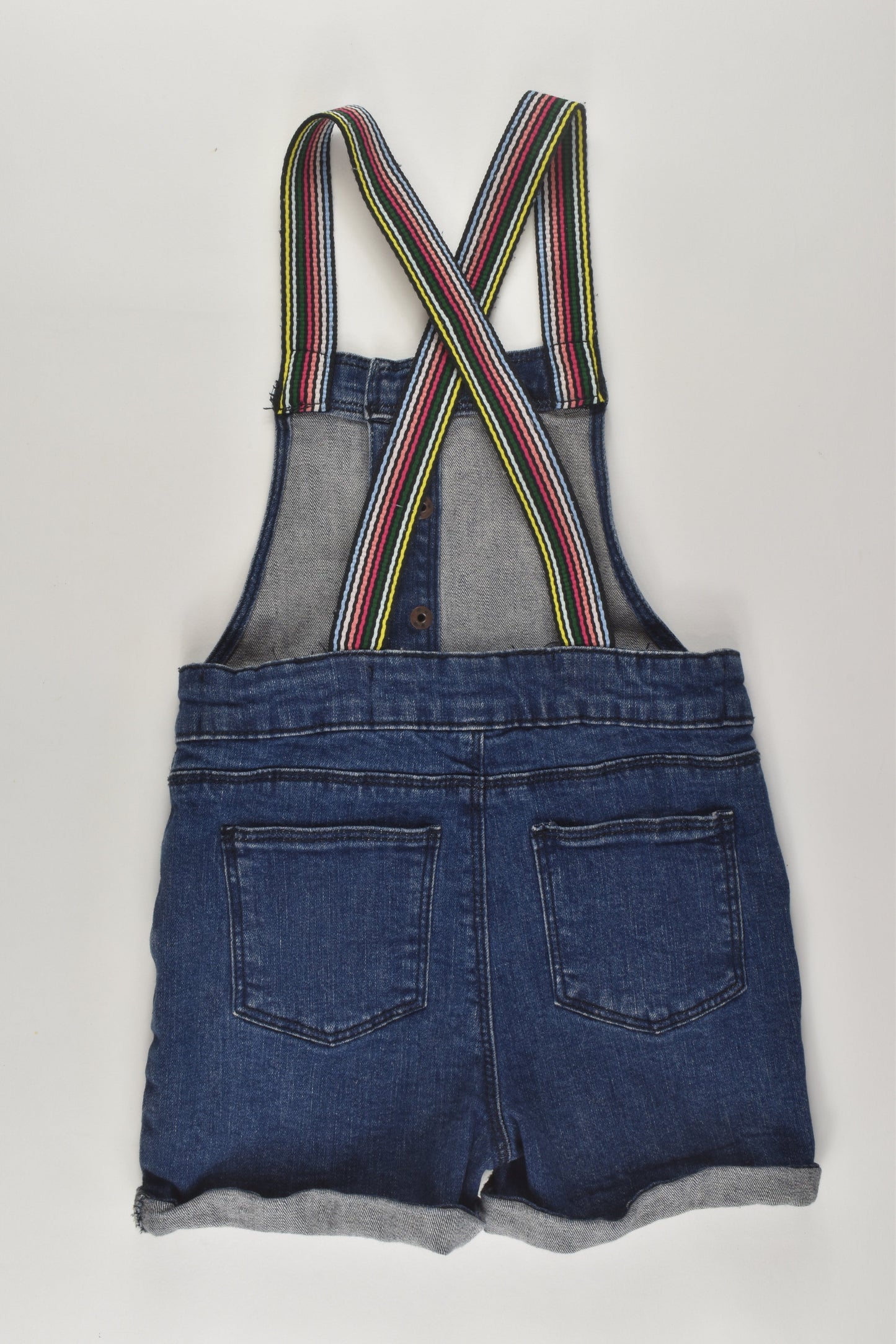 Cotton On Kids Size 3 Short Denim Overalls