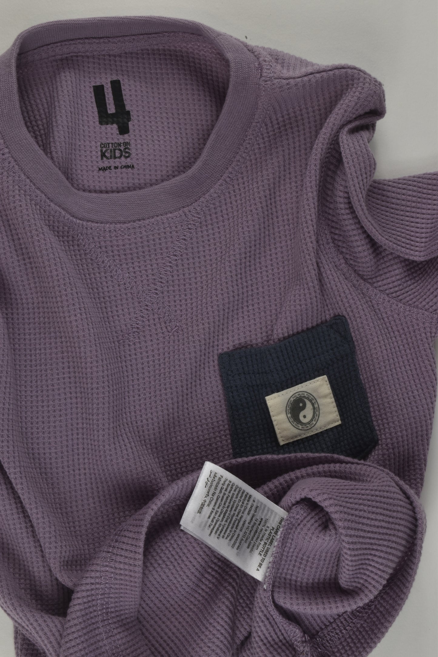 Cotton On Kids Size 4 Waffle Top
