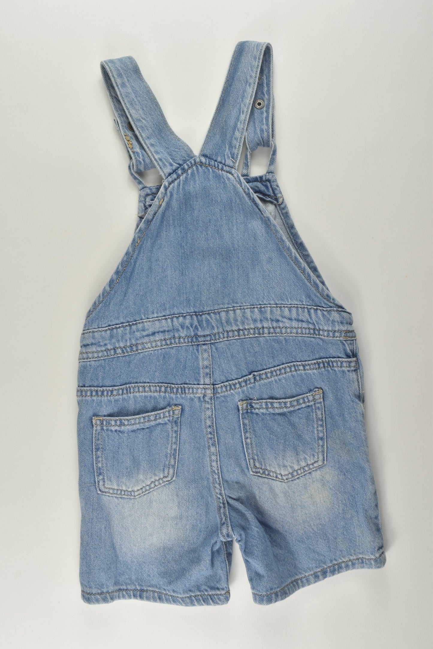 Cotton On Kids Size 5 Short Denim Overalls