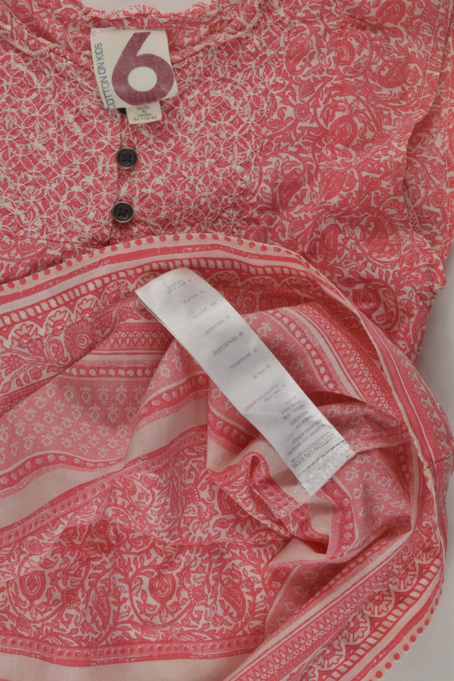 Cotton On Kids Size 6 Blouse