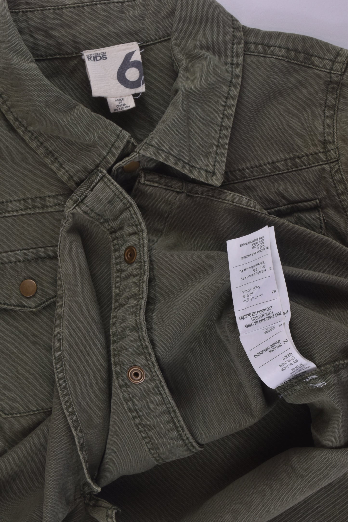 Cotton On Kids Size 6 Casual Button-up Shirt