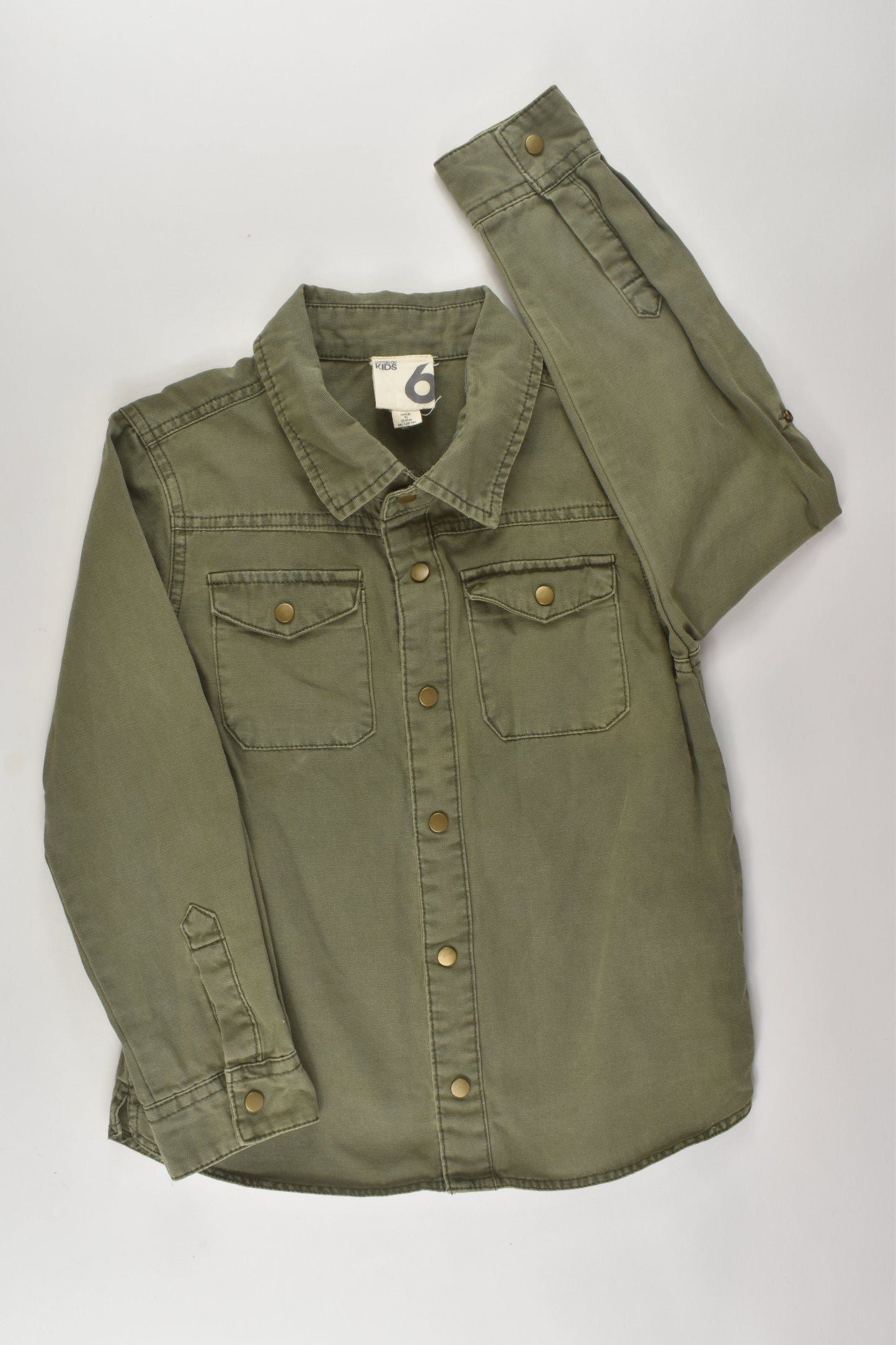 Cotton On Kids Size 6 Casual Button-up Shirt