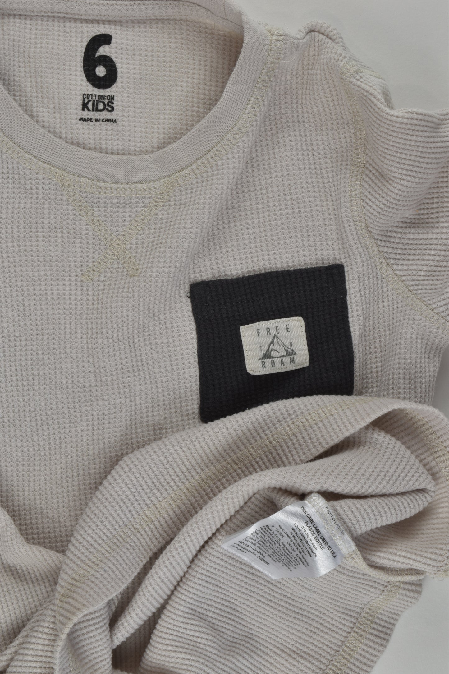Cotton On Kids Size 6 Waffle Top