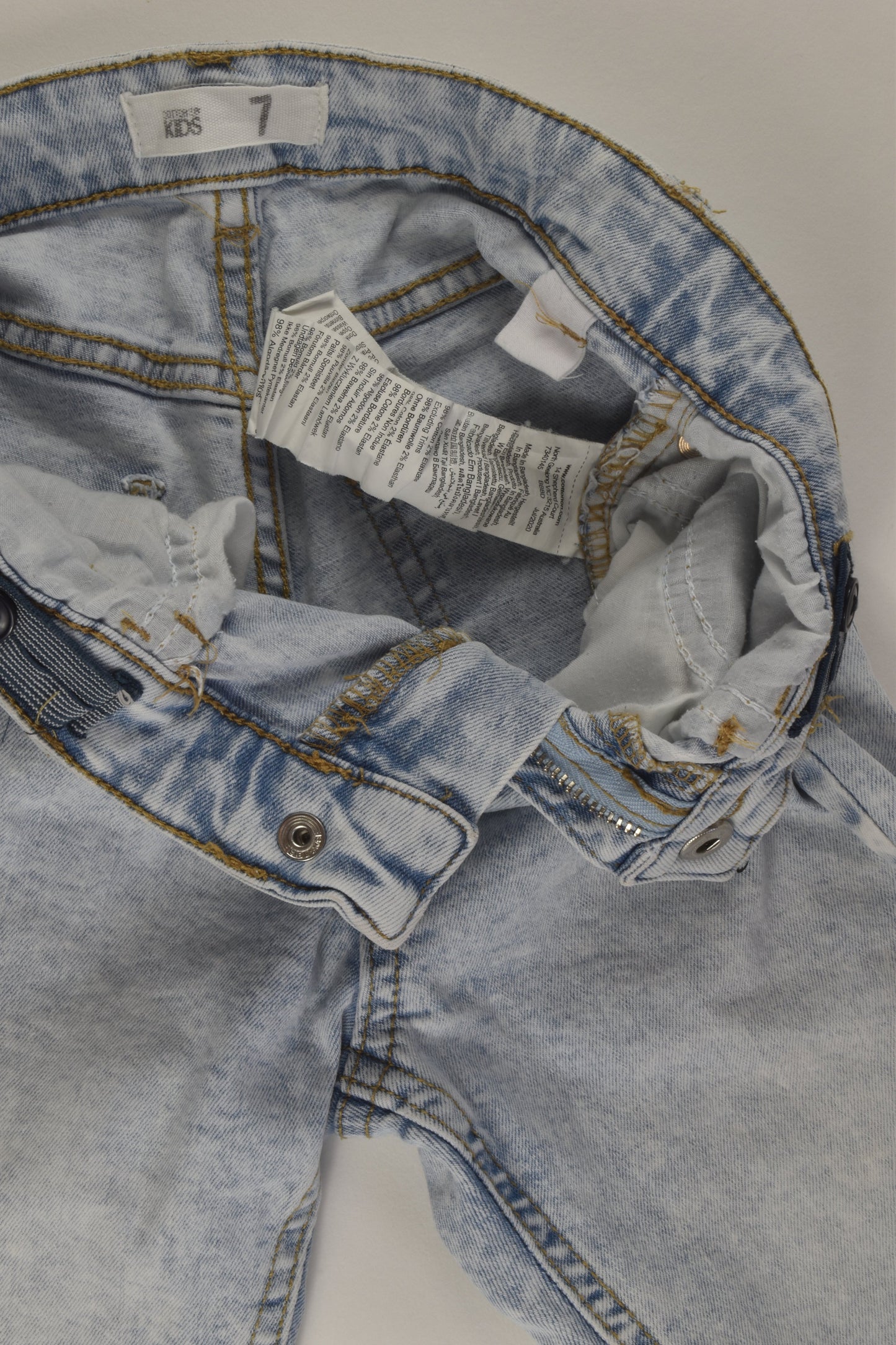 Cotton On Kids Size 7 Denim Shorts