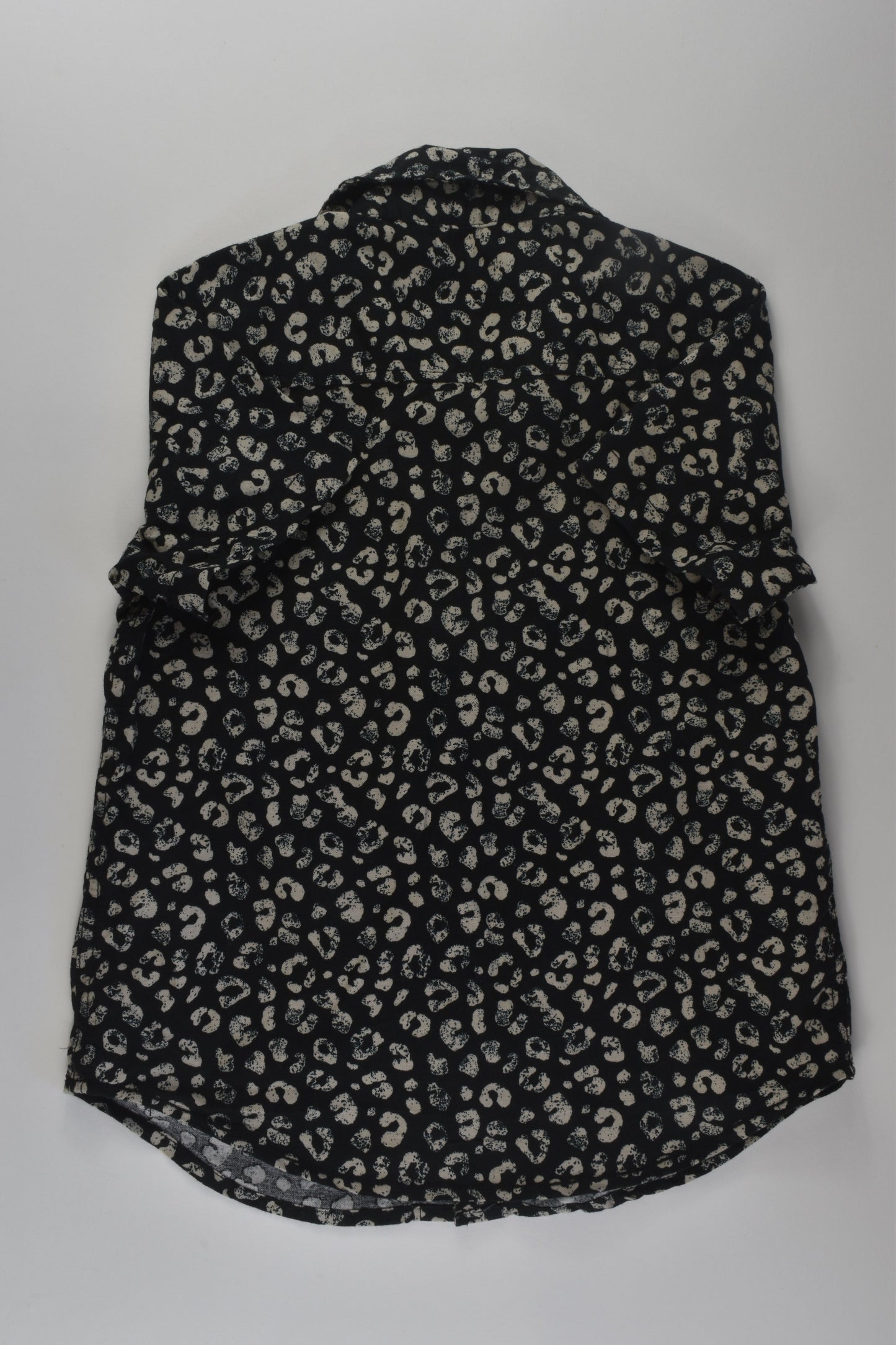 Cotton On Kids Size 7 Leopard Print Shirt