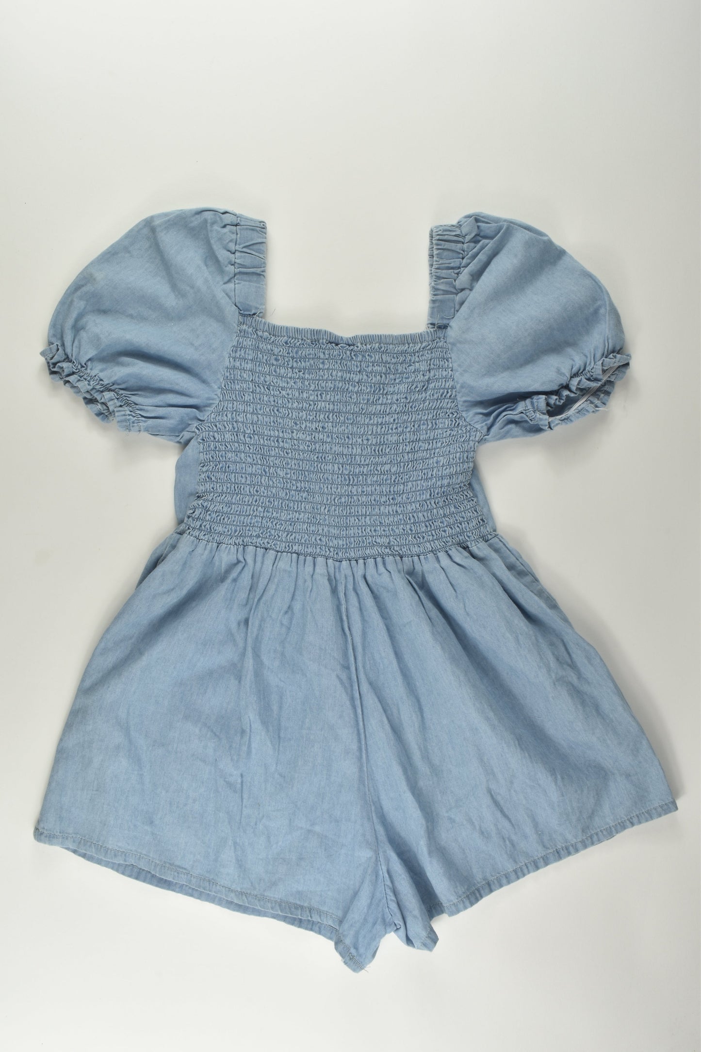 Cotton On Kids Size 7 Lightweight Denim Playsuit