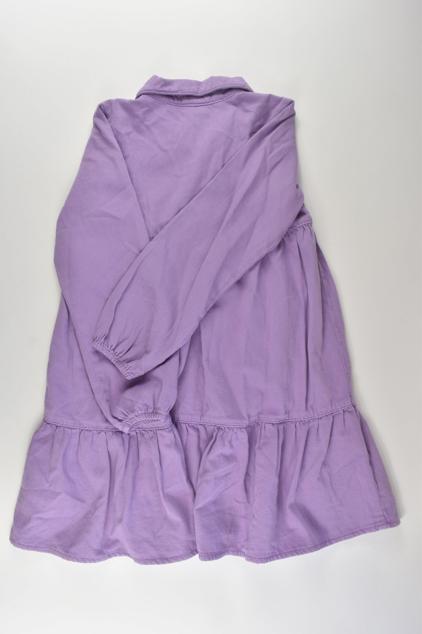 Cotton On Kids Size 7 Purple Denim Dress