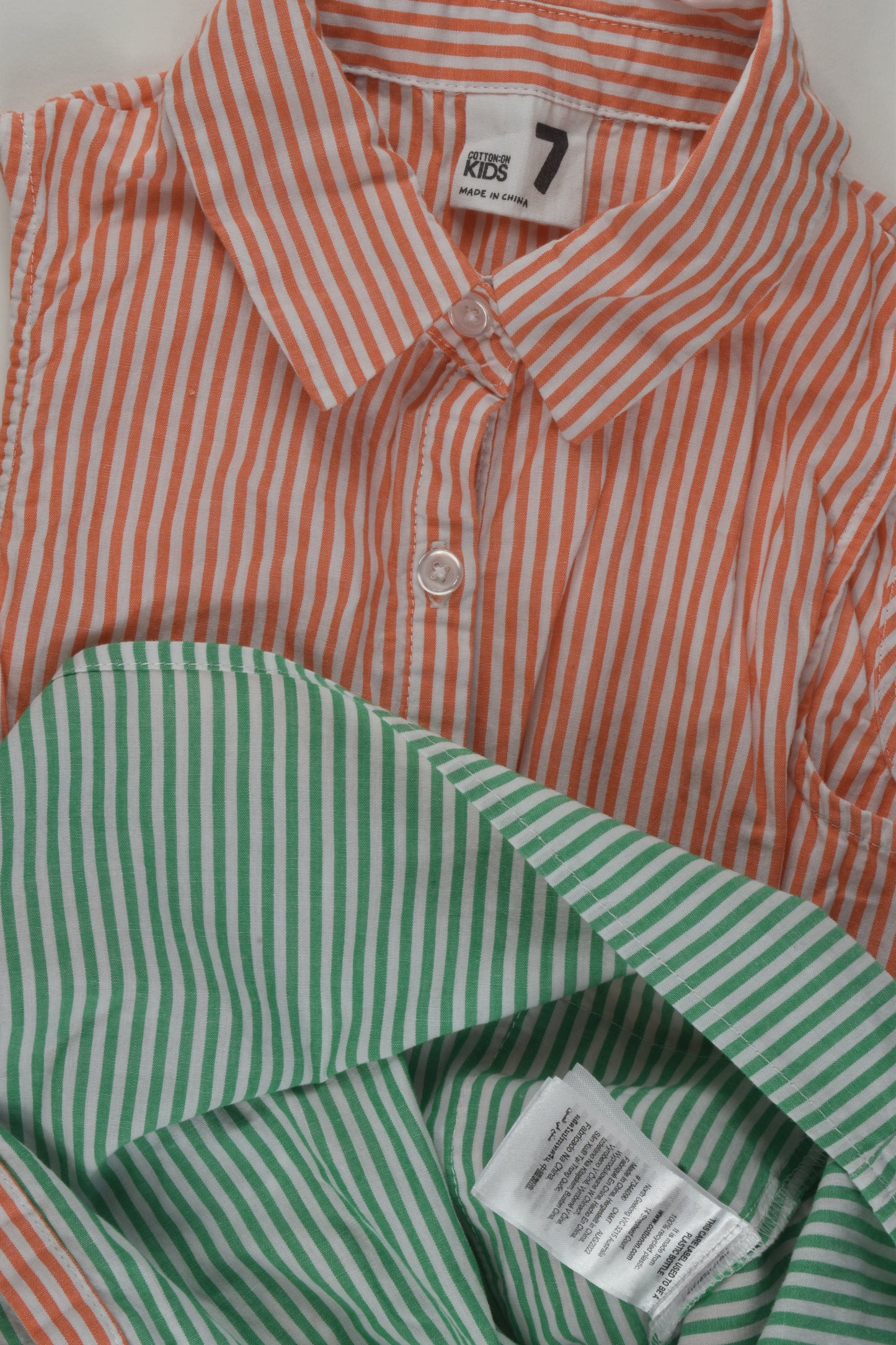 Cotton On Kids Size 7 Striped Dress
