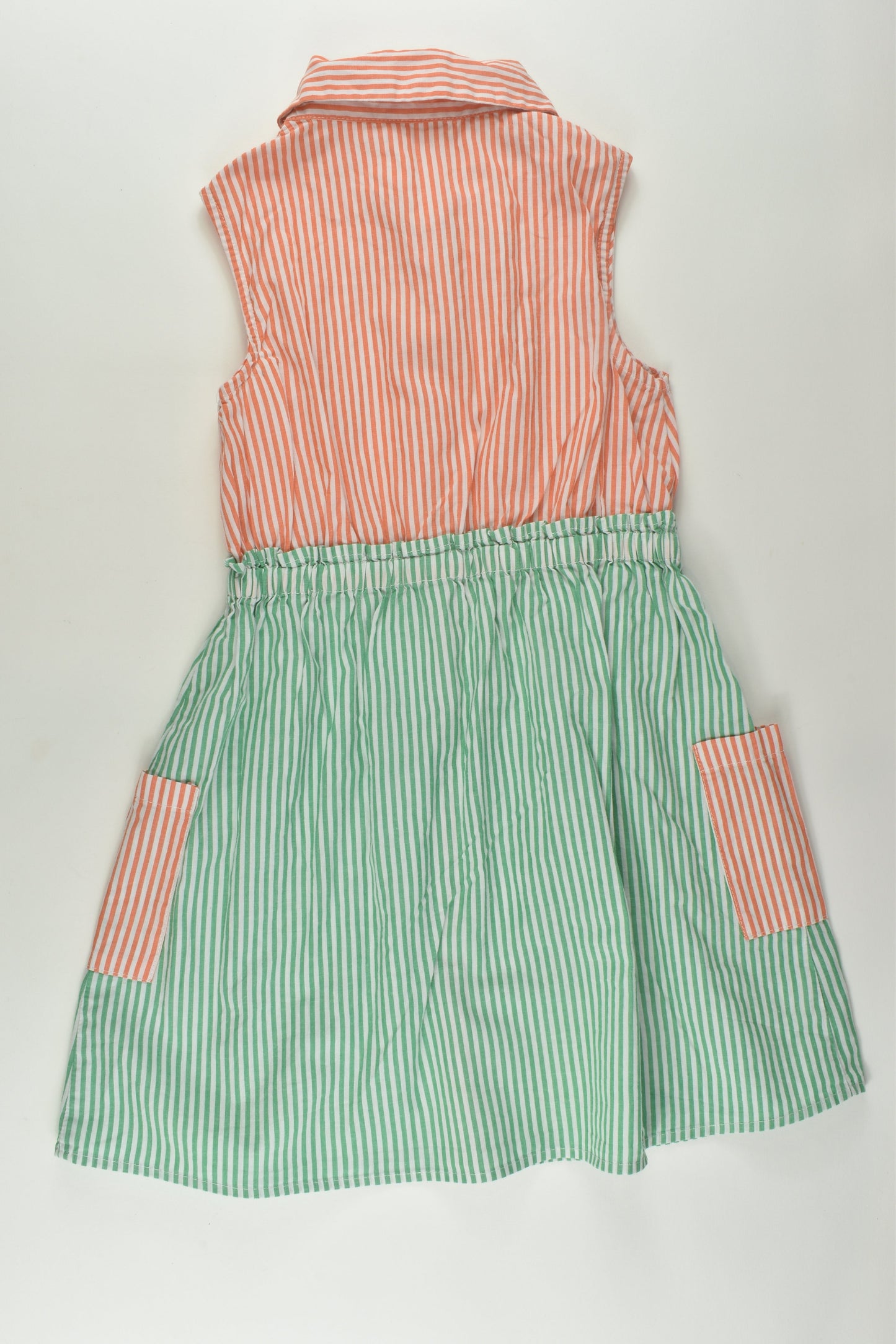 Cotton On Kids Size 7 Striped Dress