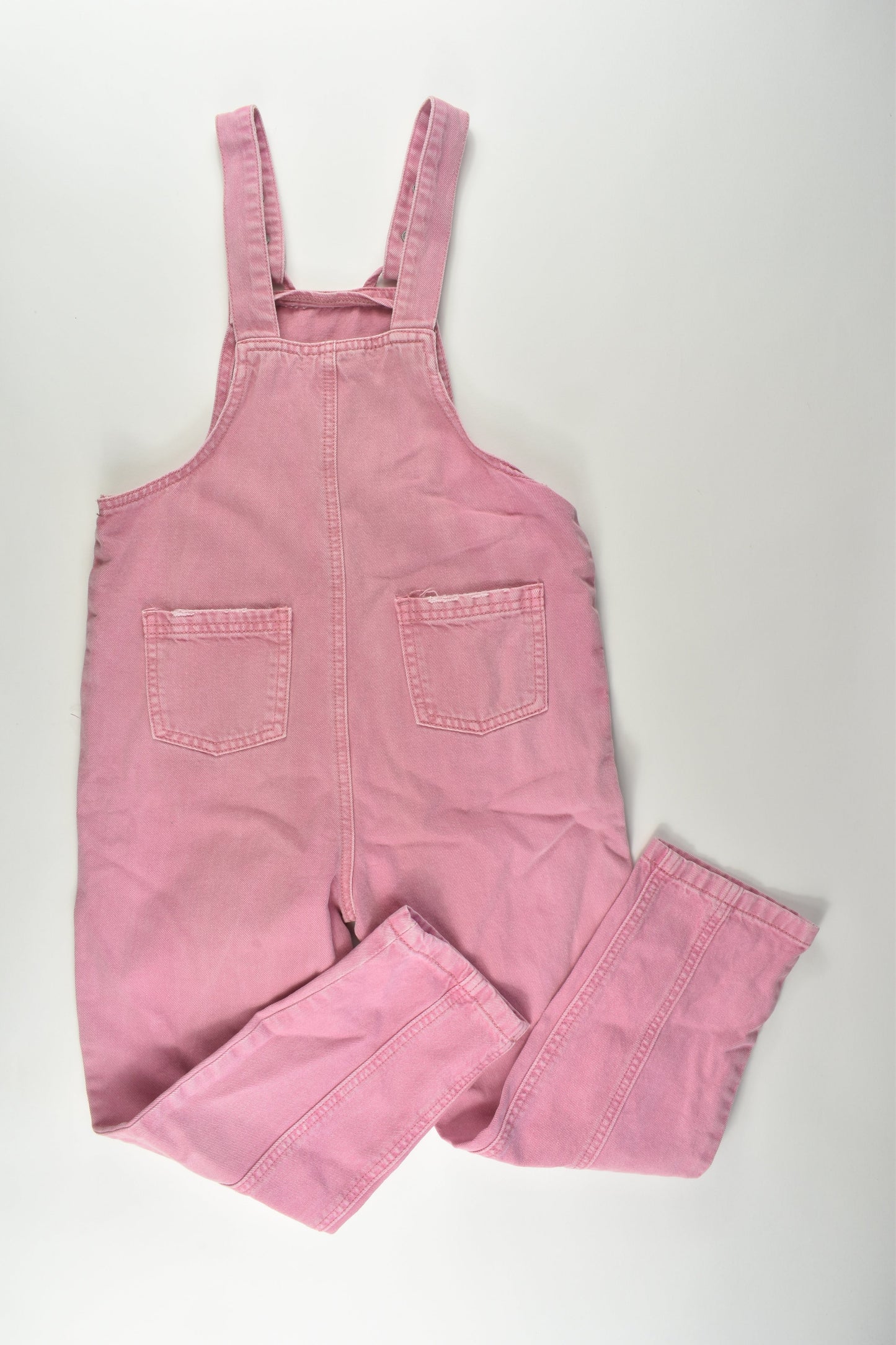 Cotton On Kids Size 8 Pink Denim Overalls