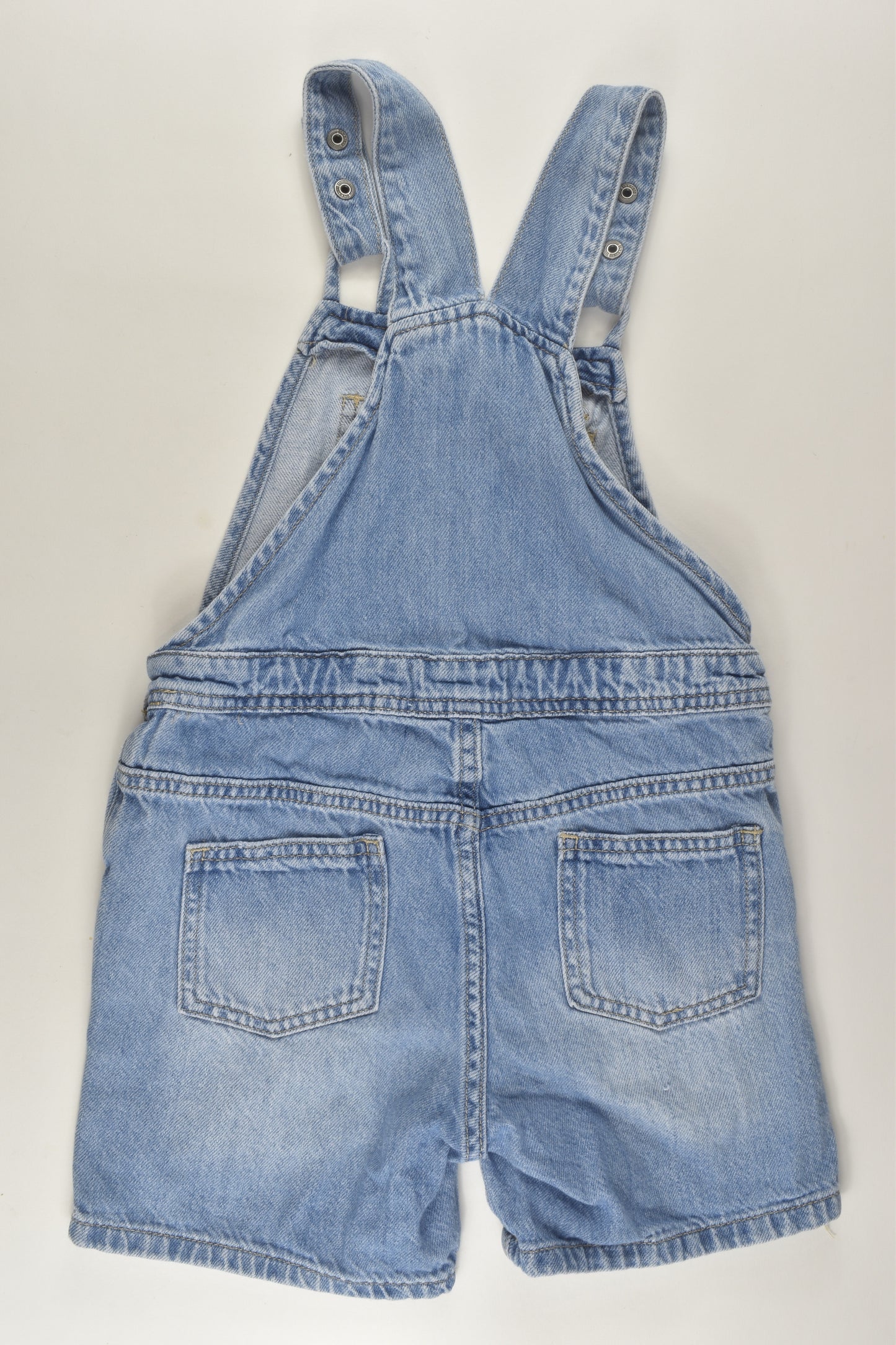 Cotton On Kids Size 8 'You Are Smart' Short Denim Overalls