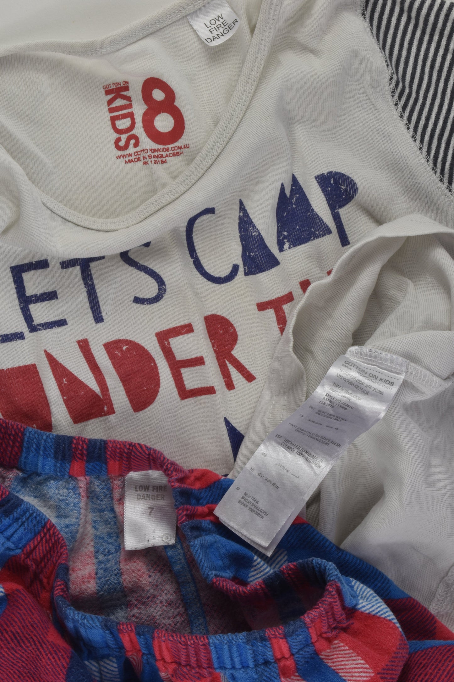 Cotton On Kids and Target Size 7-8 Pyjamas