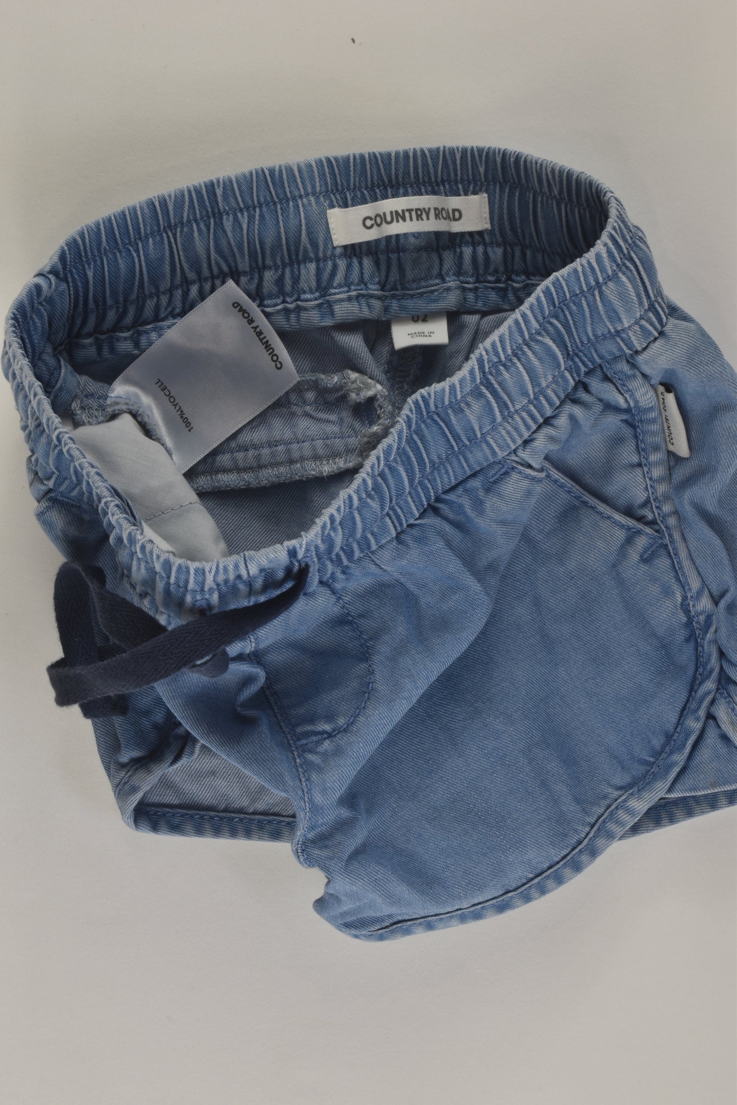 Country Road Size 2 Lightweight Denim Shorts