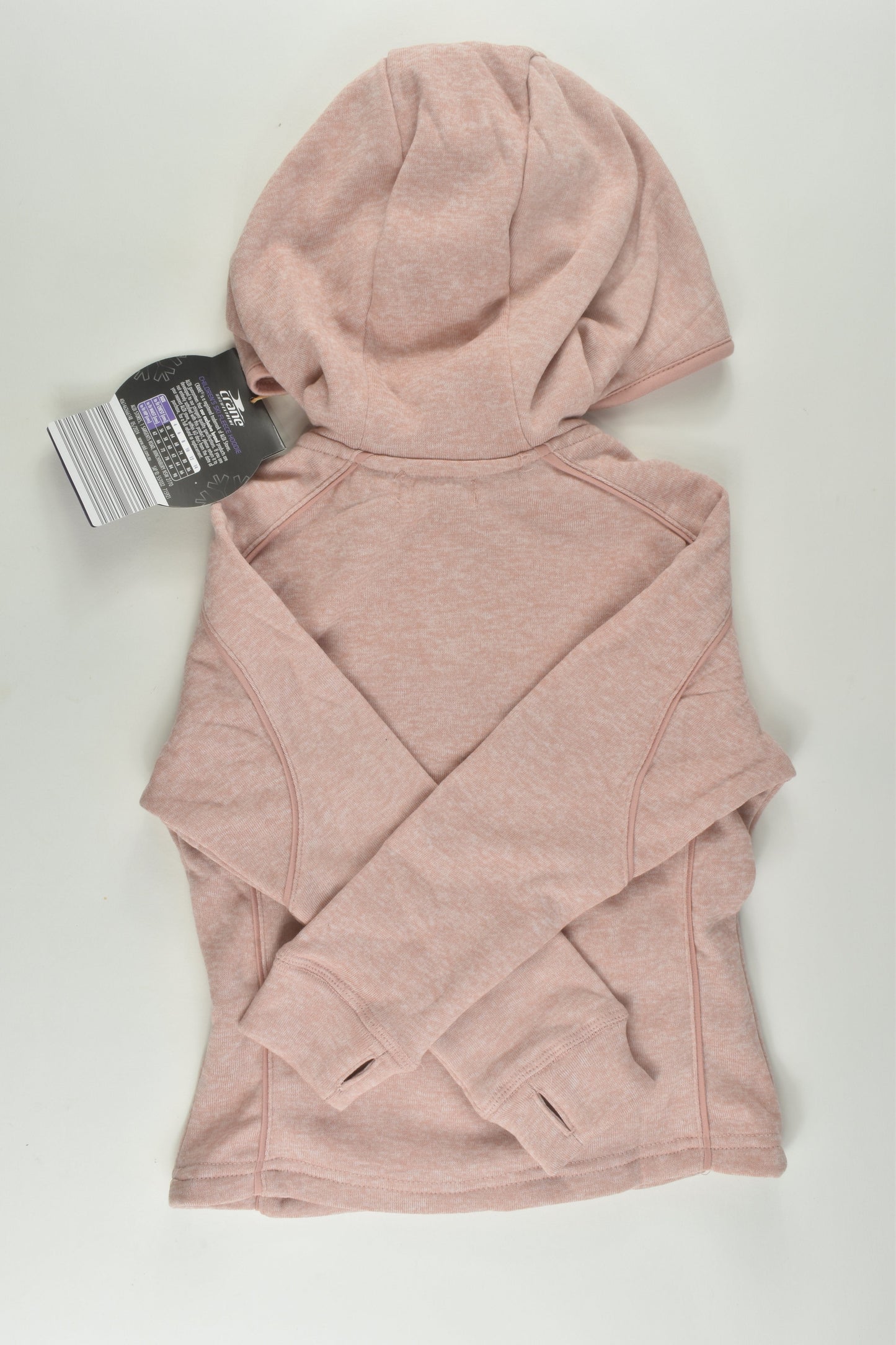 Crane Size 4 Warm Fleece Zip Hoodie