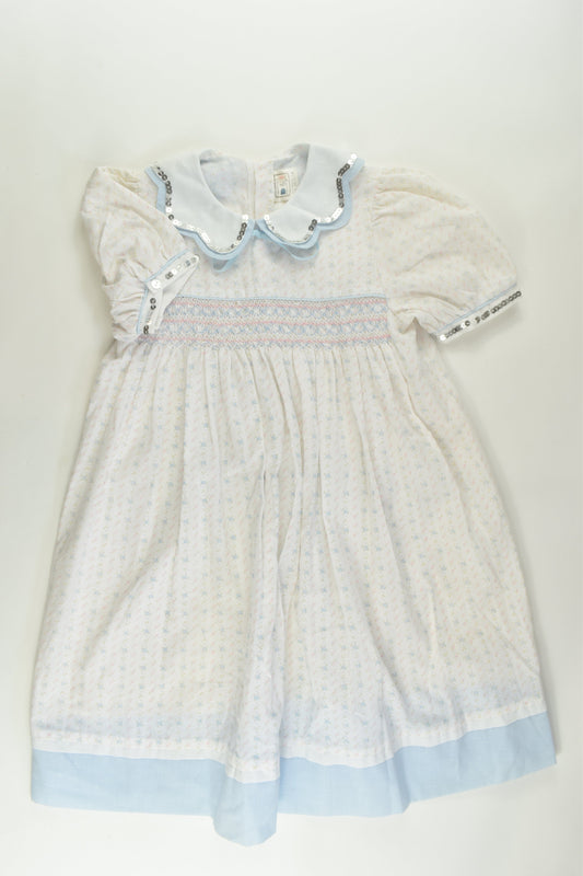D&I Size 6 Vintage Smocked Dress