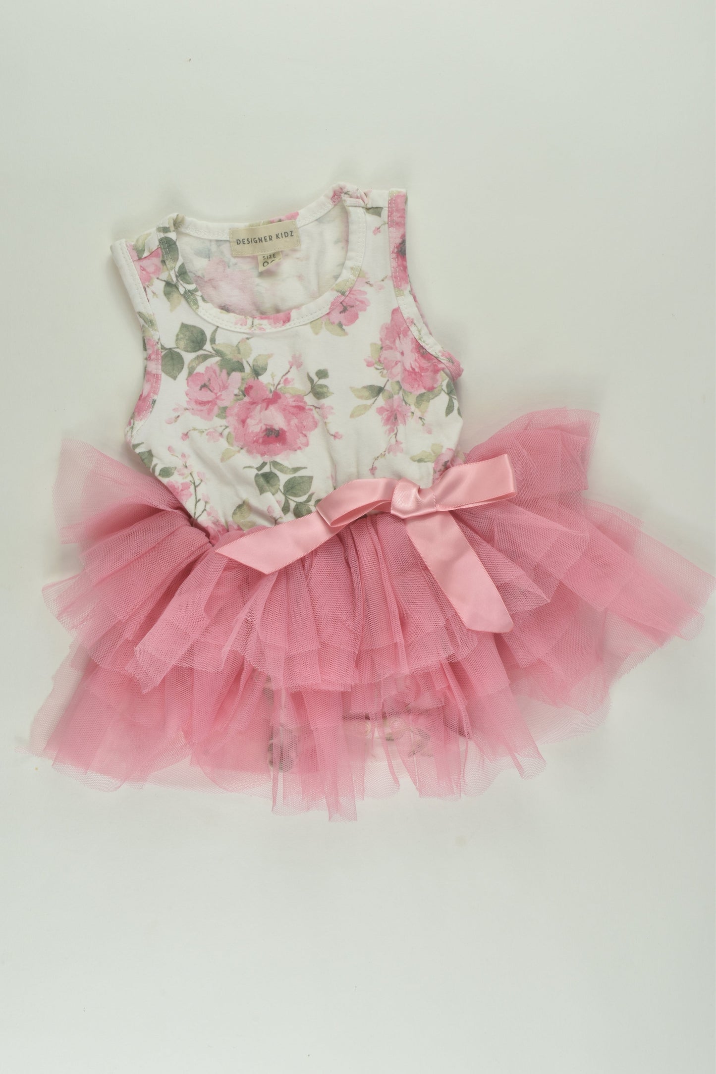 Designer Kidz Size 00 Floral Outfit