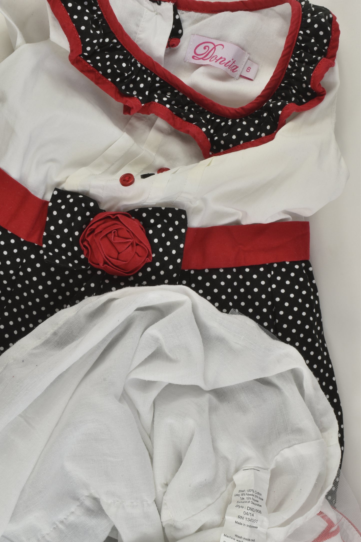 Donita Size 6 Lined Dress