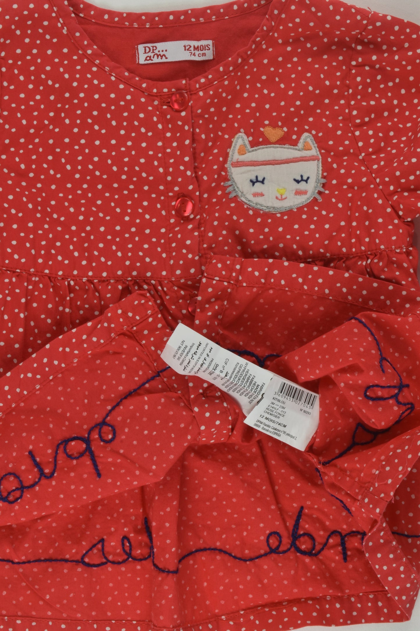 Du Pareil Au Même Size 0 Blouse