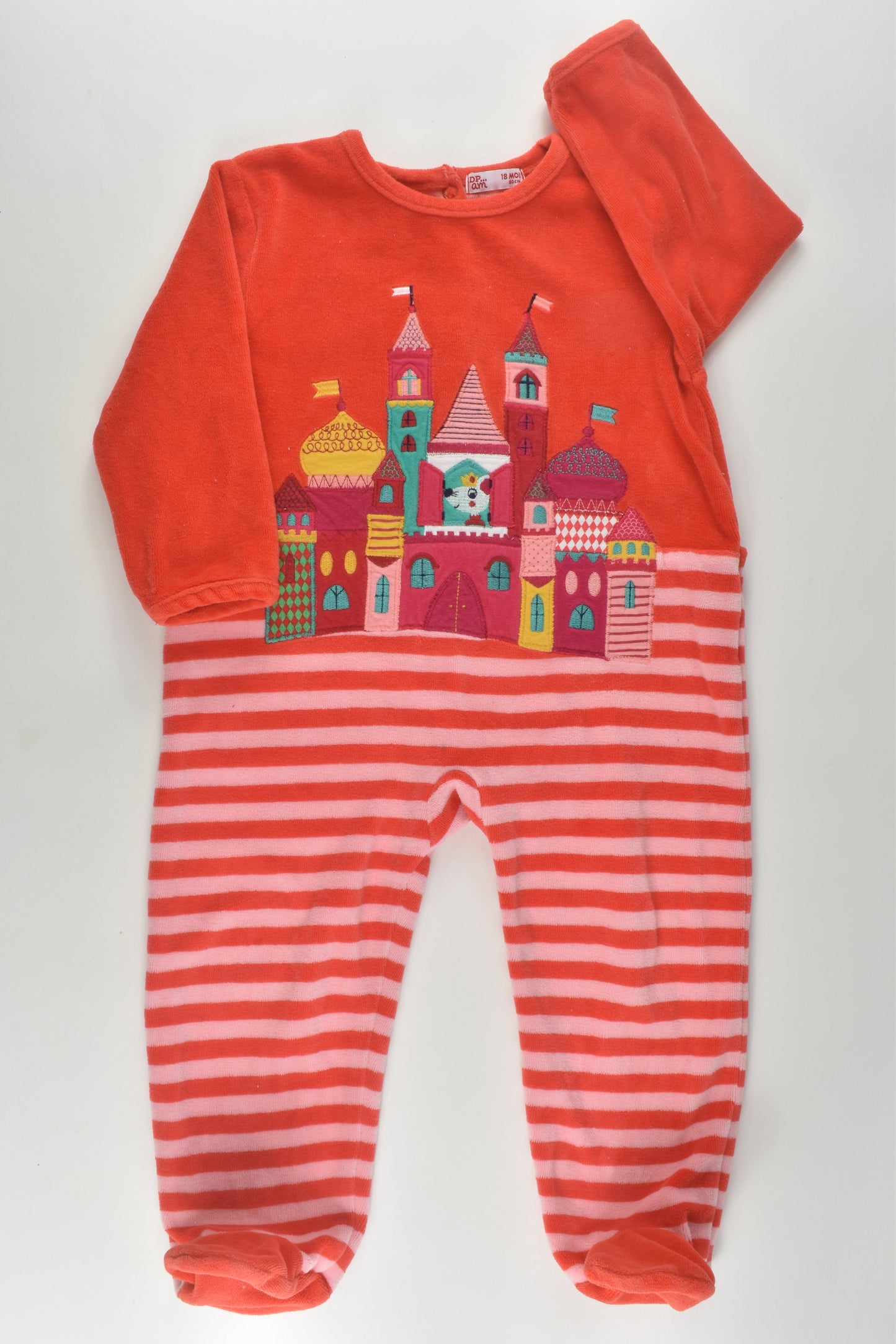 Du Pareil Au Même Size 1 Velour Romper