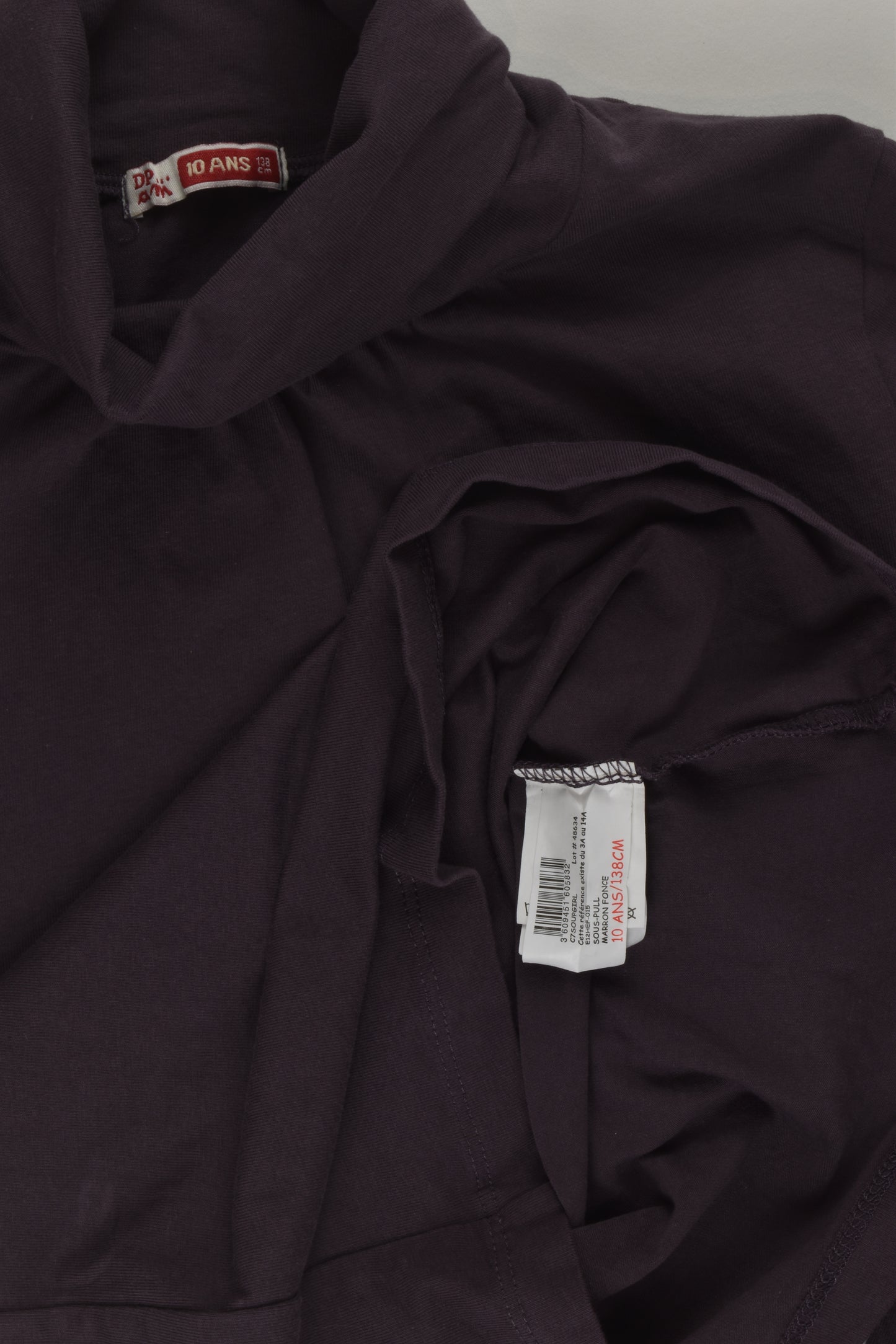 Du Pareil Au Même Size 10 Turtle Neck Top