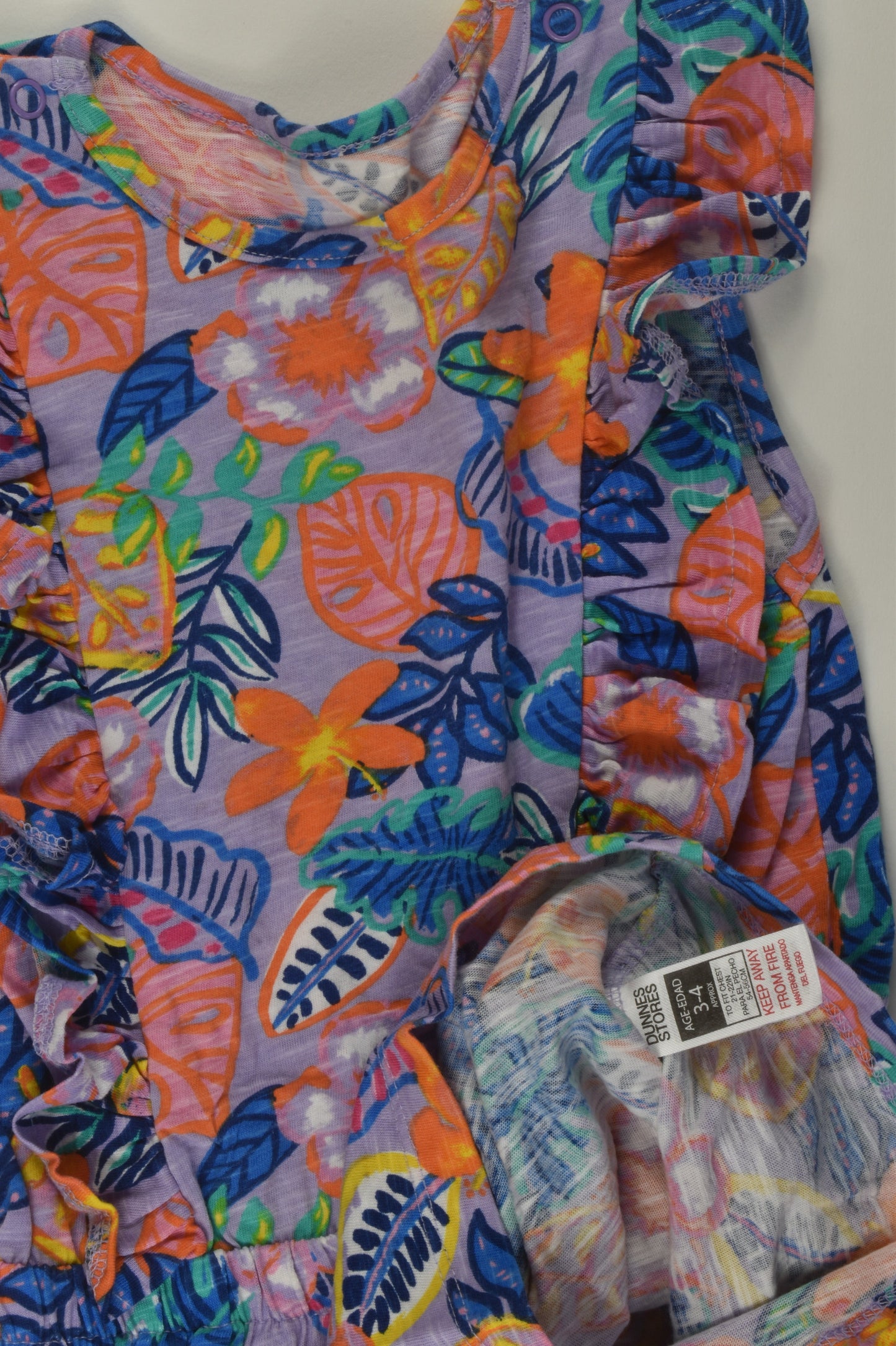 Dunnes Stores Size 3-4 Playsuit
