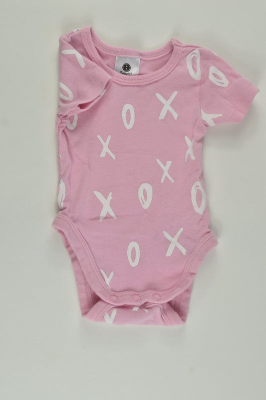 Dymples Size 0000 XOXO Bodysuit