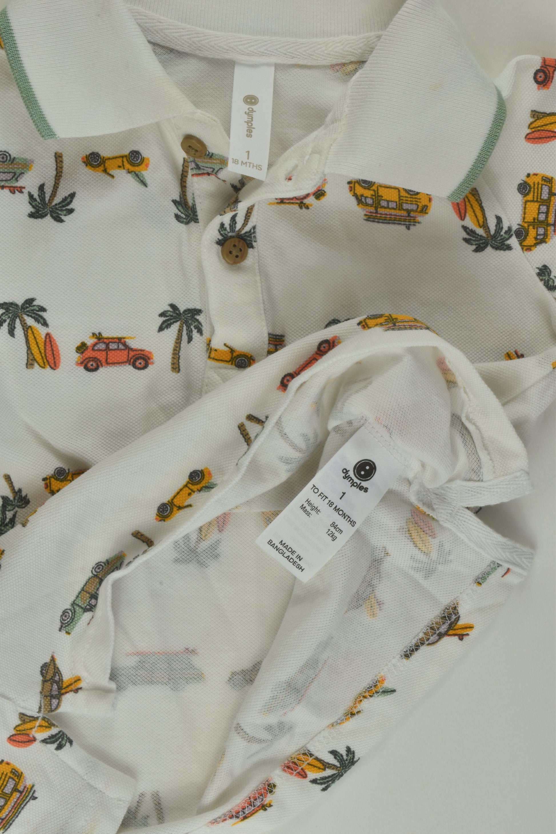 Dymples Size 1 Polo Shirt