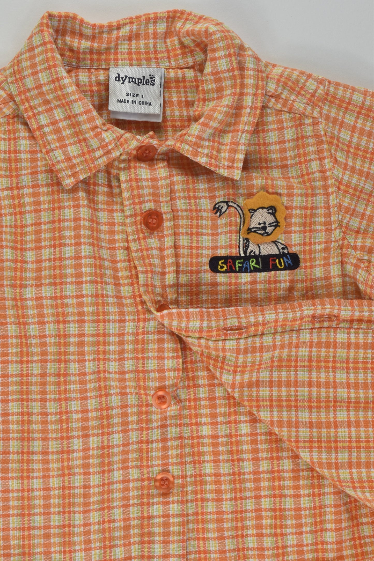 Dymples Size 1 'Safari Fun' Shirt