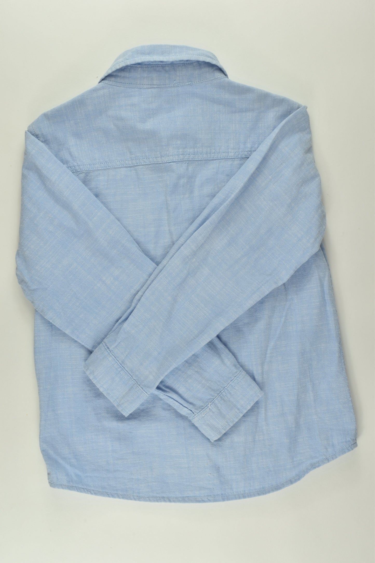 Emerson Junior Size 7 Linen-feel Button-up Shirt