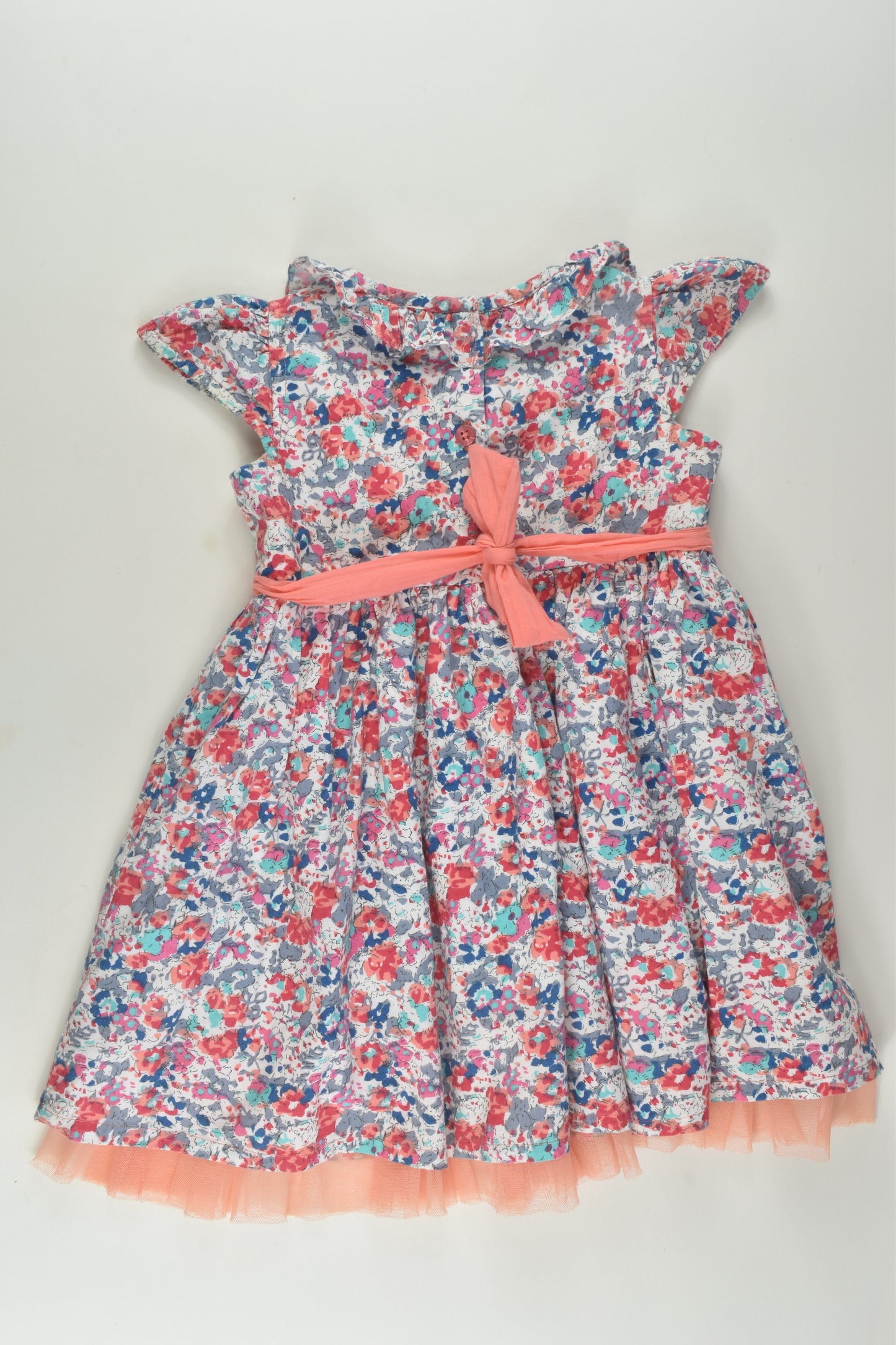 Feu Follet Size 1-2 Lined Floral Dress