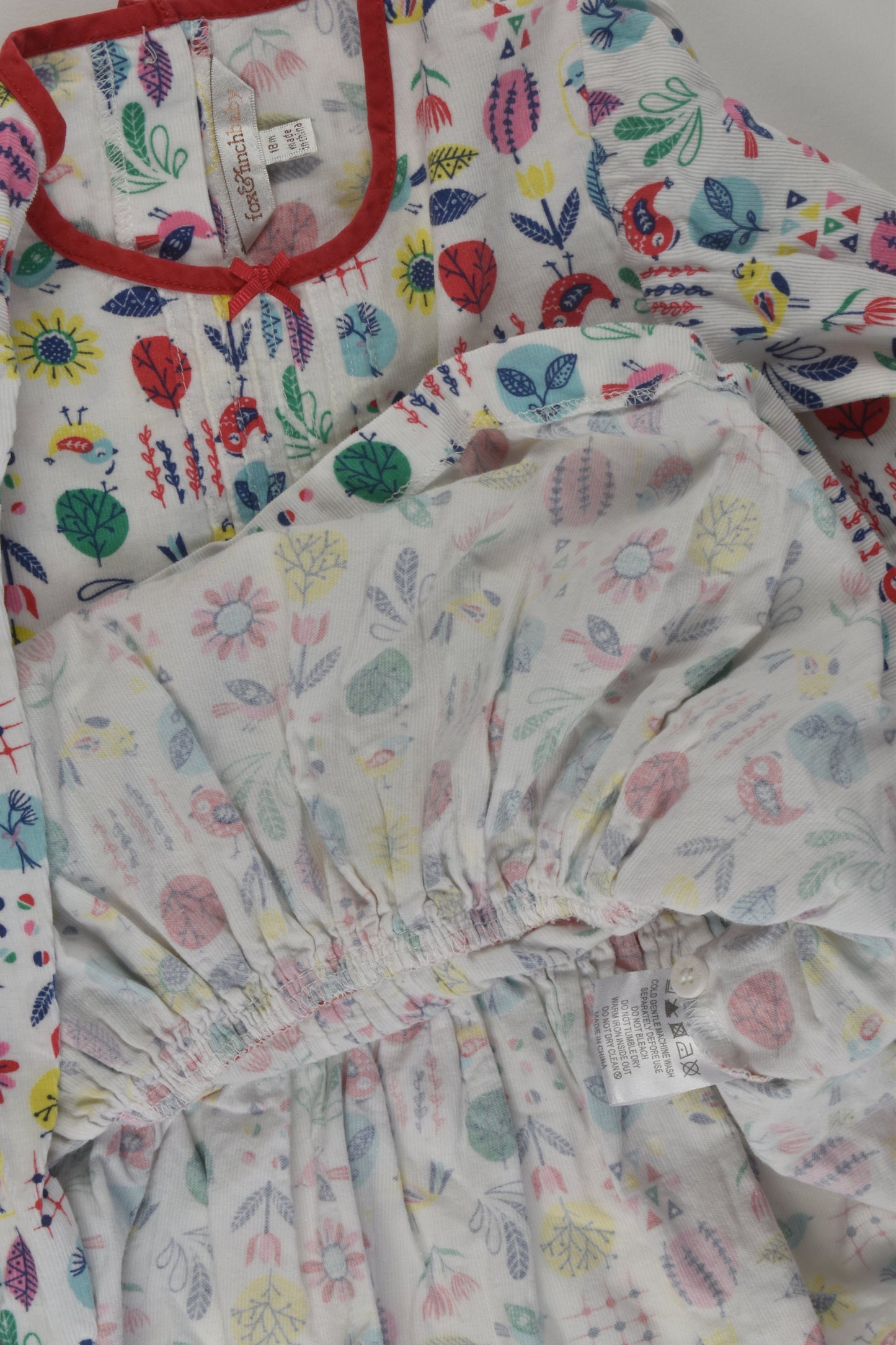 Fox & Finch Size 1-2 (18 months) Lightweight Cord Dress