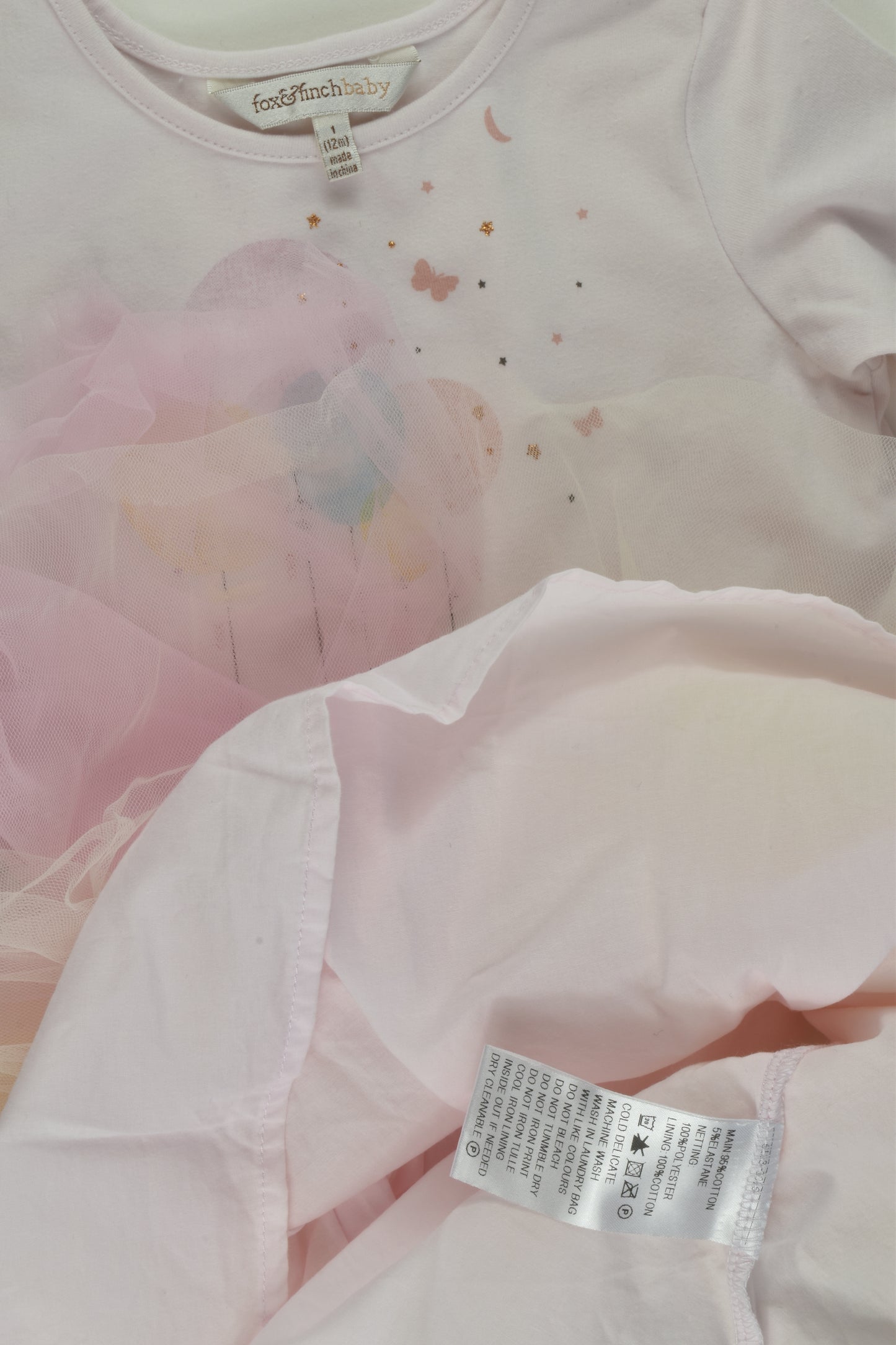 Fox & Finch Size 1 Balloons Tulle Dress