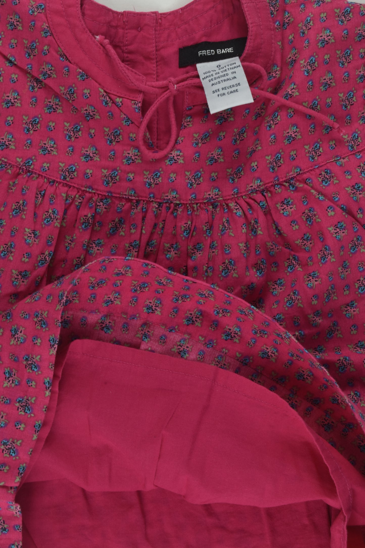 Fred Bare Size 0 Lined Floral Dress