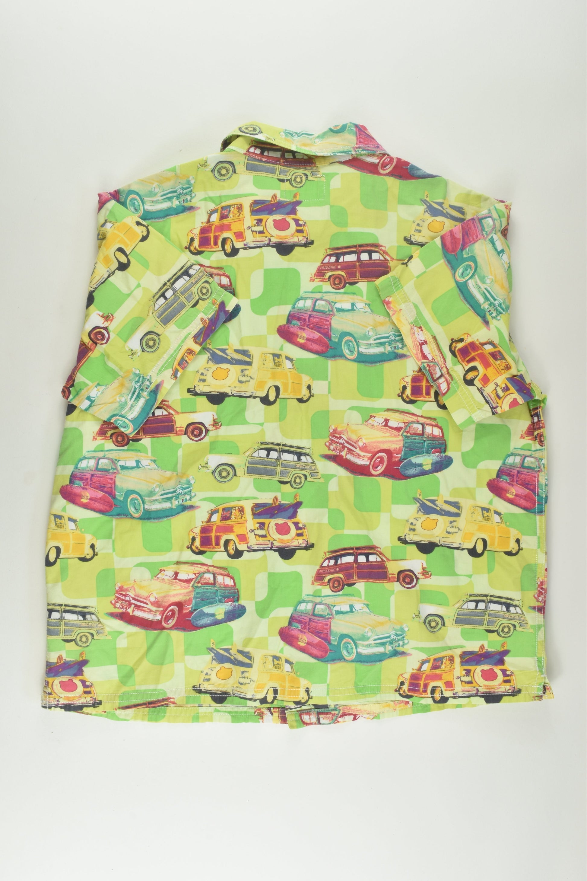 Fred Bare Size 7 Vintage Surf Cars Shirt