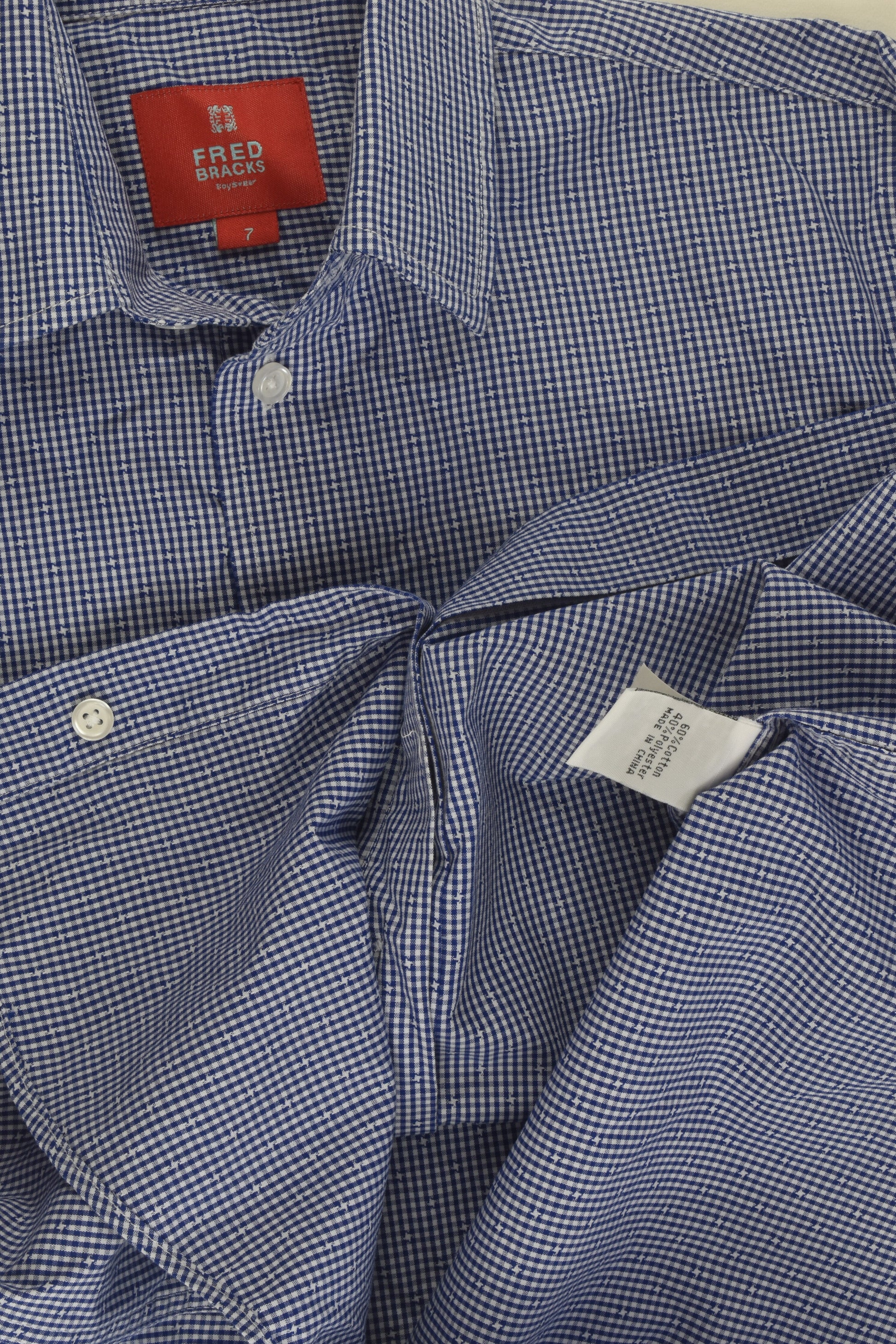 Fred Bracks Size 7 Button-up Shirt