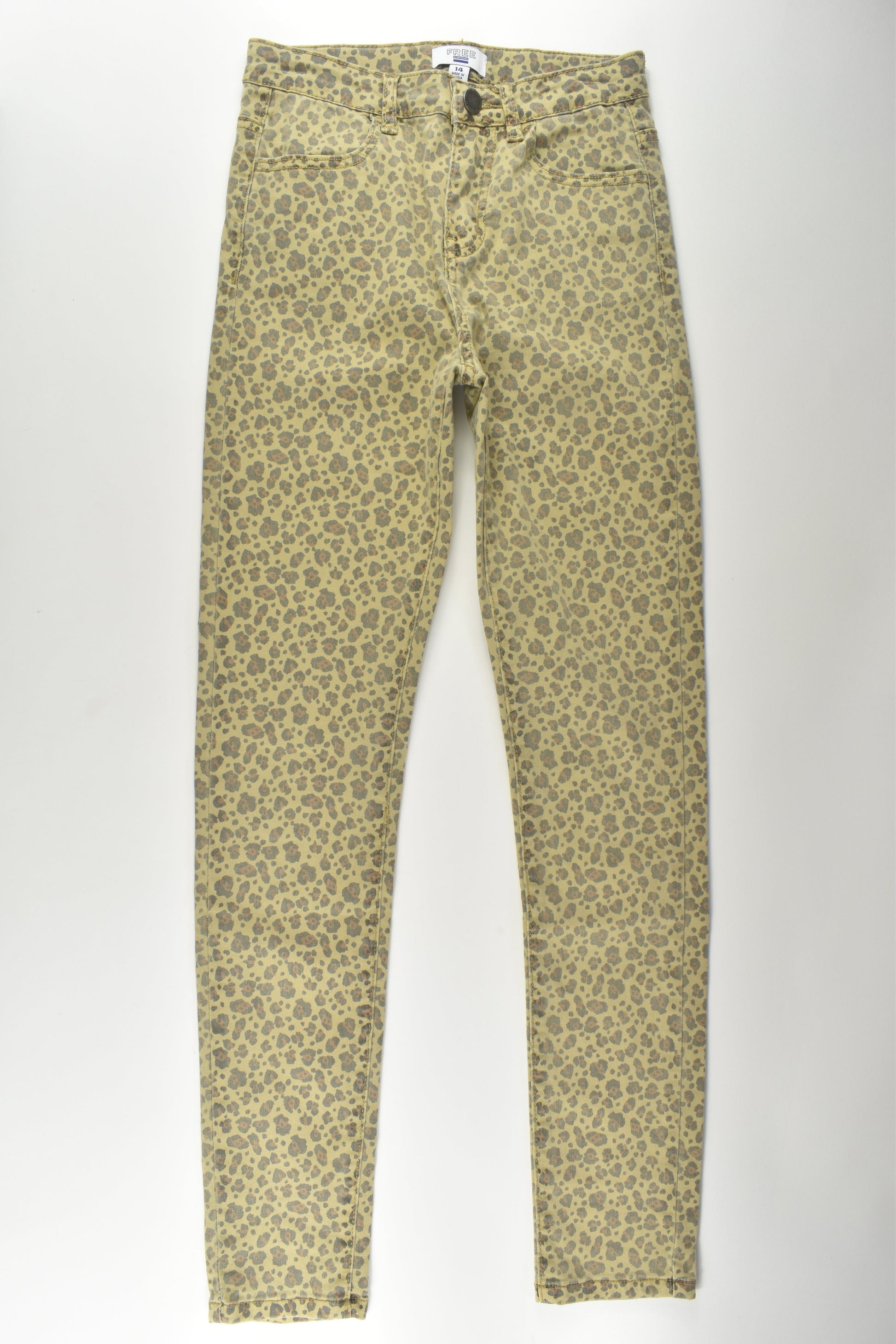 Free for Cotton n Size 14 Leopard Print Pants