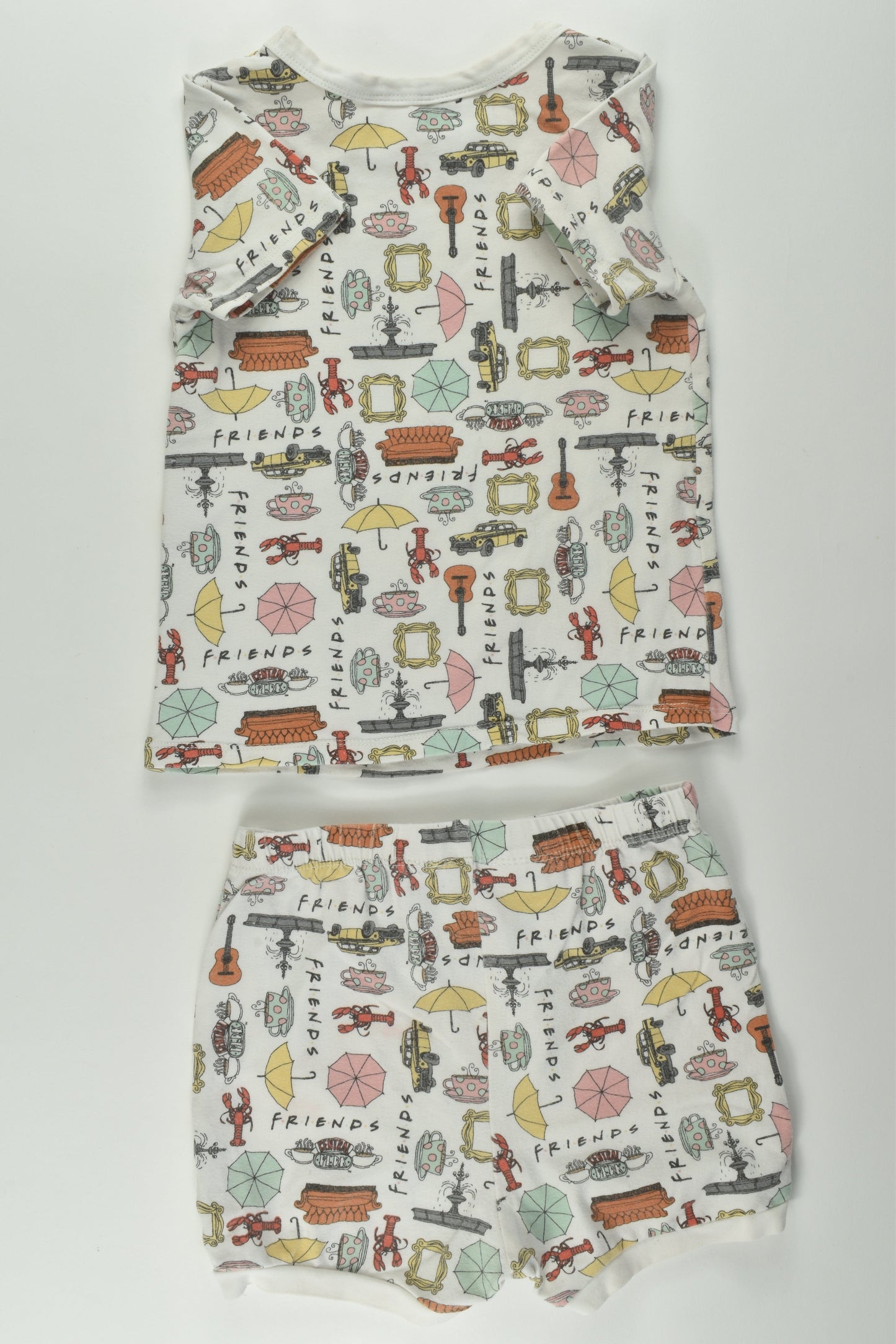 Friends Size 2 Short Pyjamas