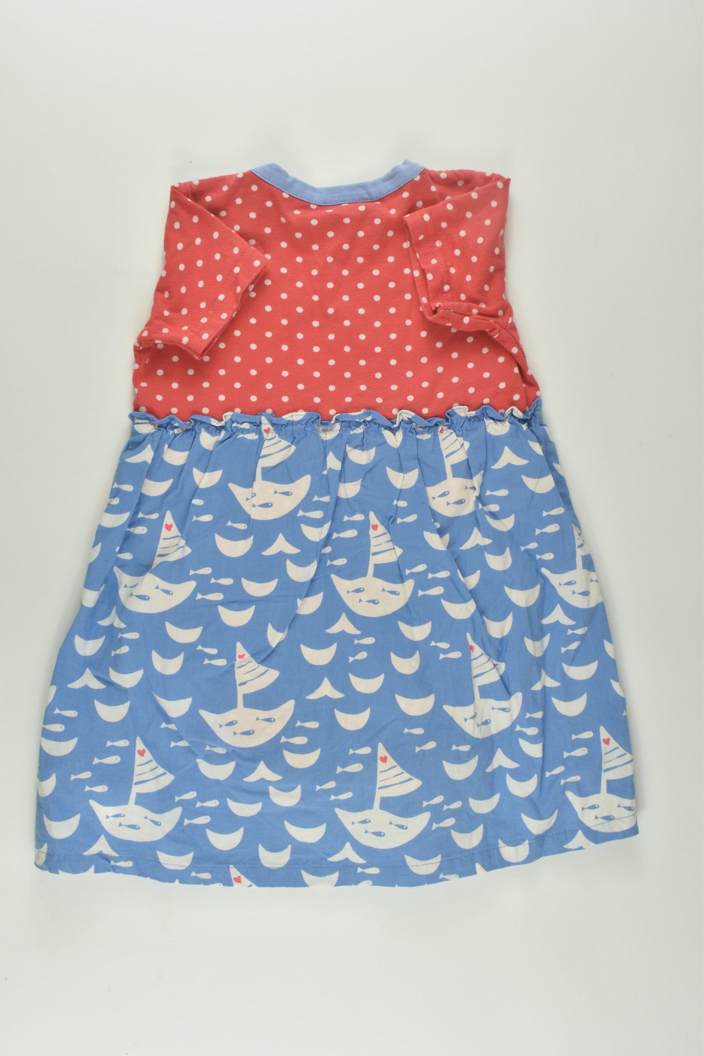 Frugi Size 0 Dress with Bodysuit Underneath