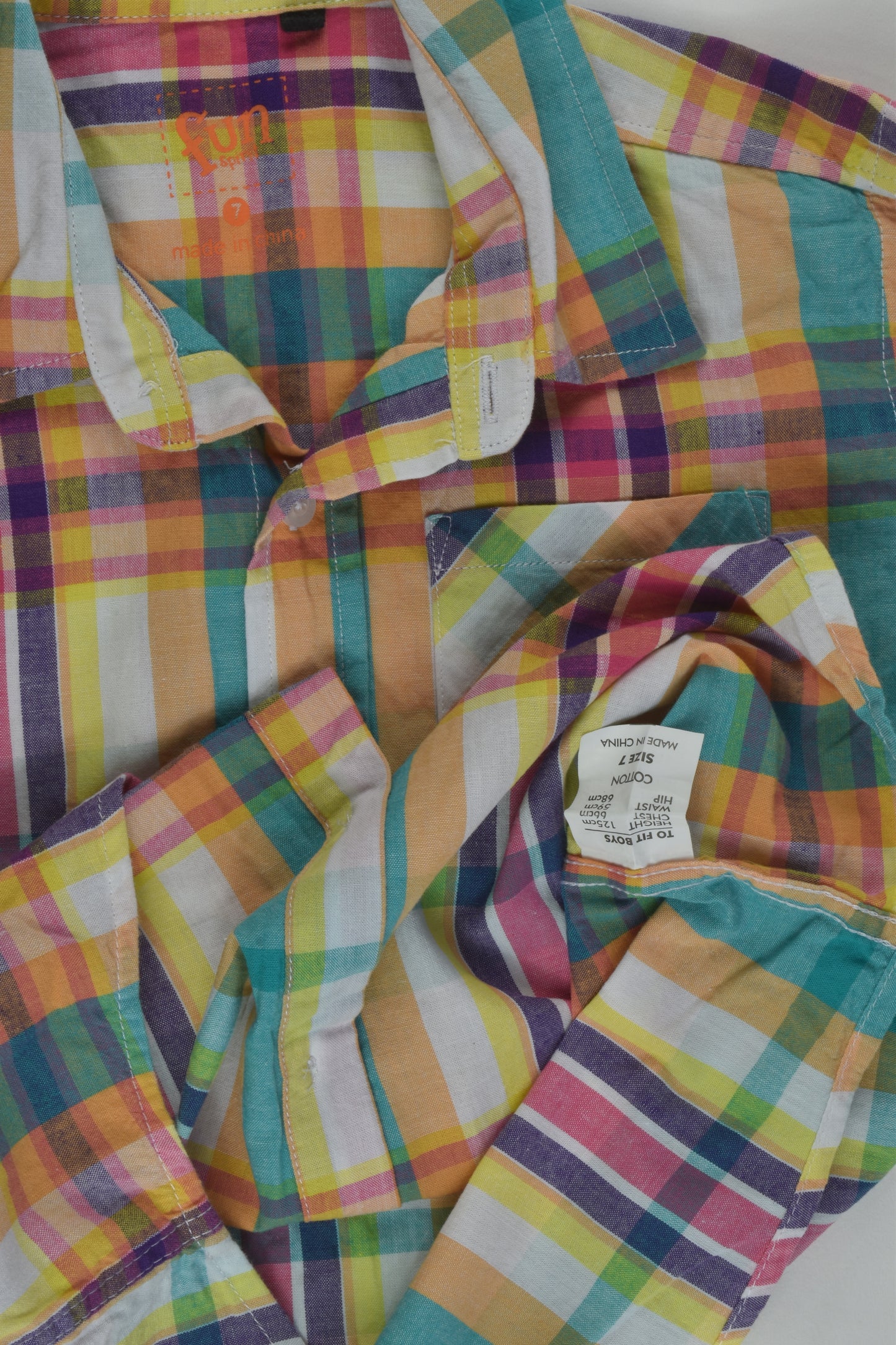 Fun Spirit Size 7 Button-up Shirt