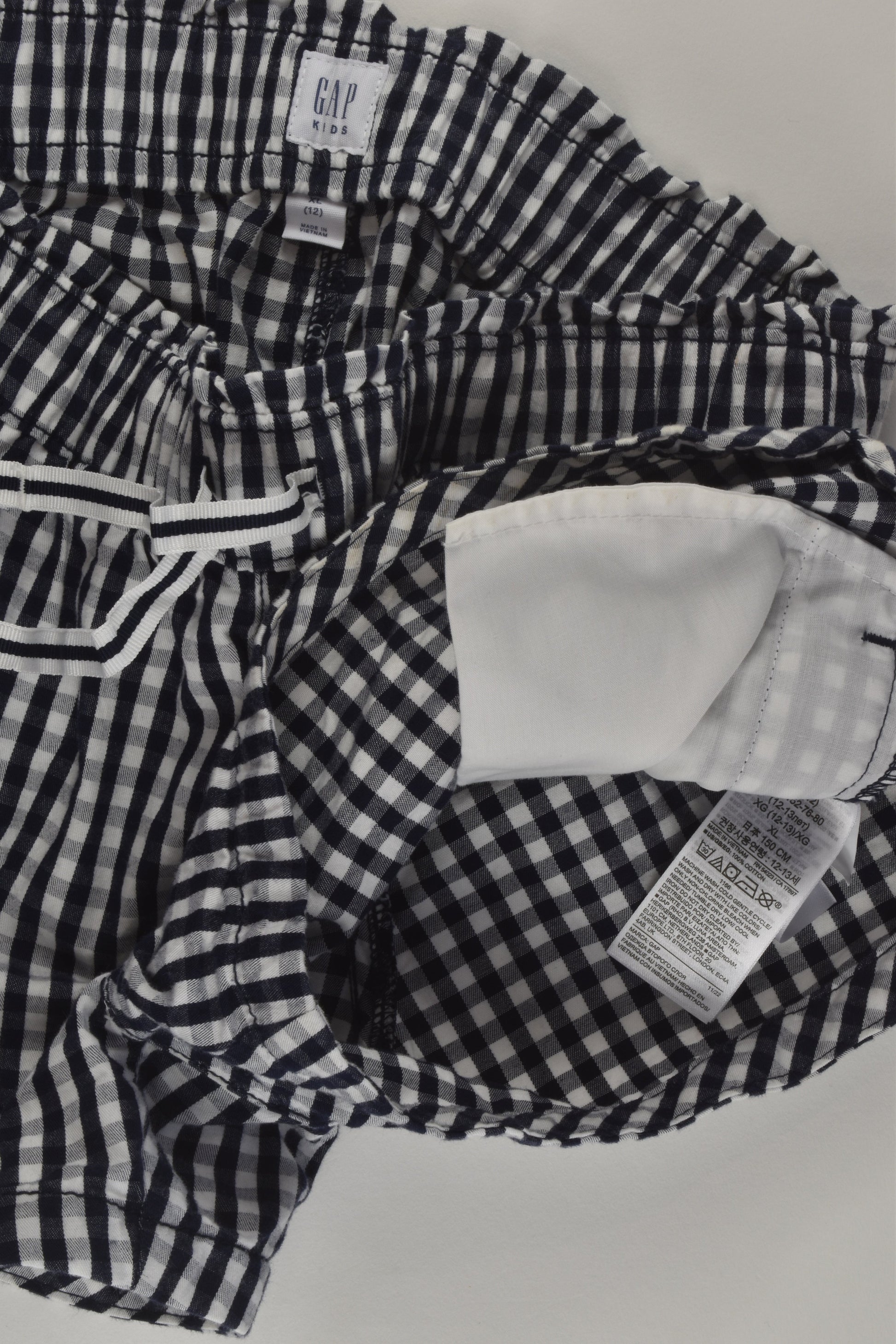 Gap Kids Size 12 Checked Shorts