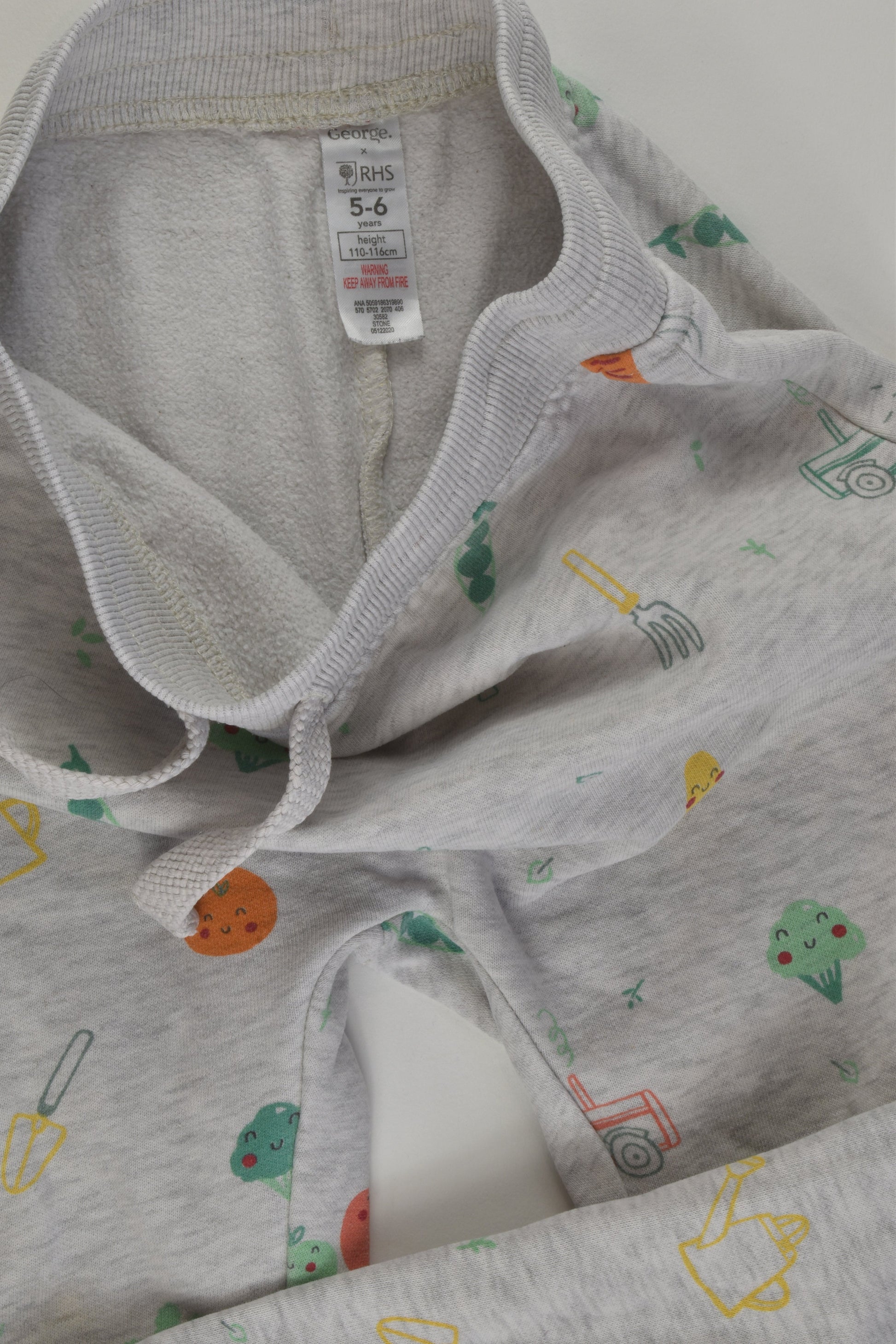 George Size 5-6 Veggies Track Pants