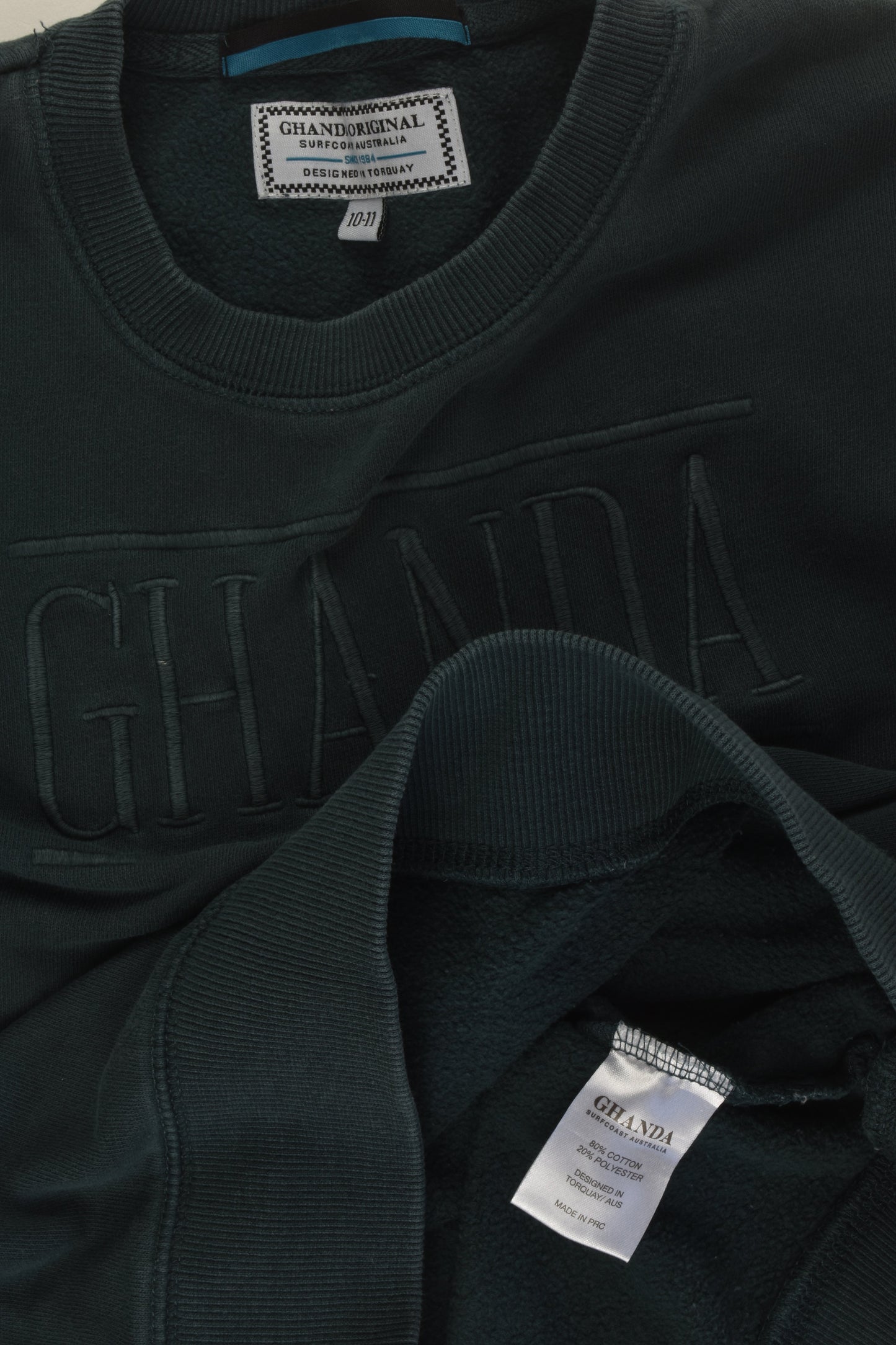 Ghanda Size 10-11 Logo Sweater