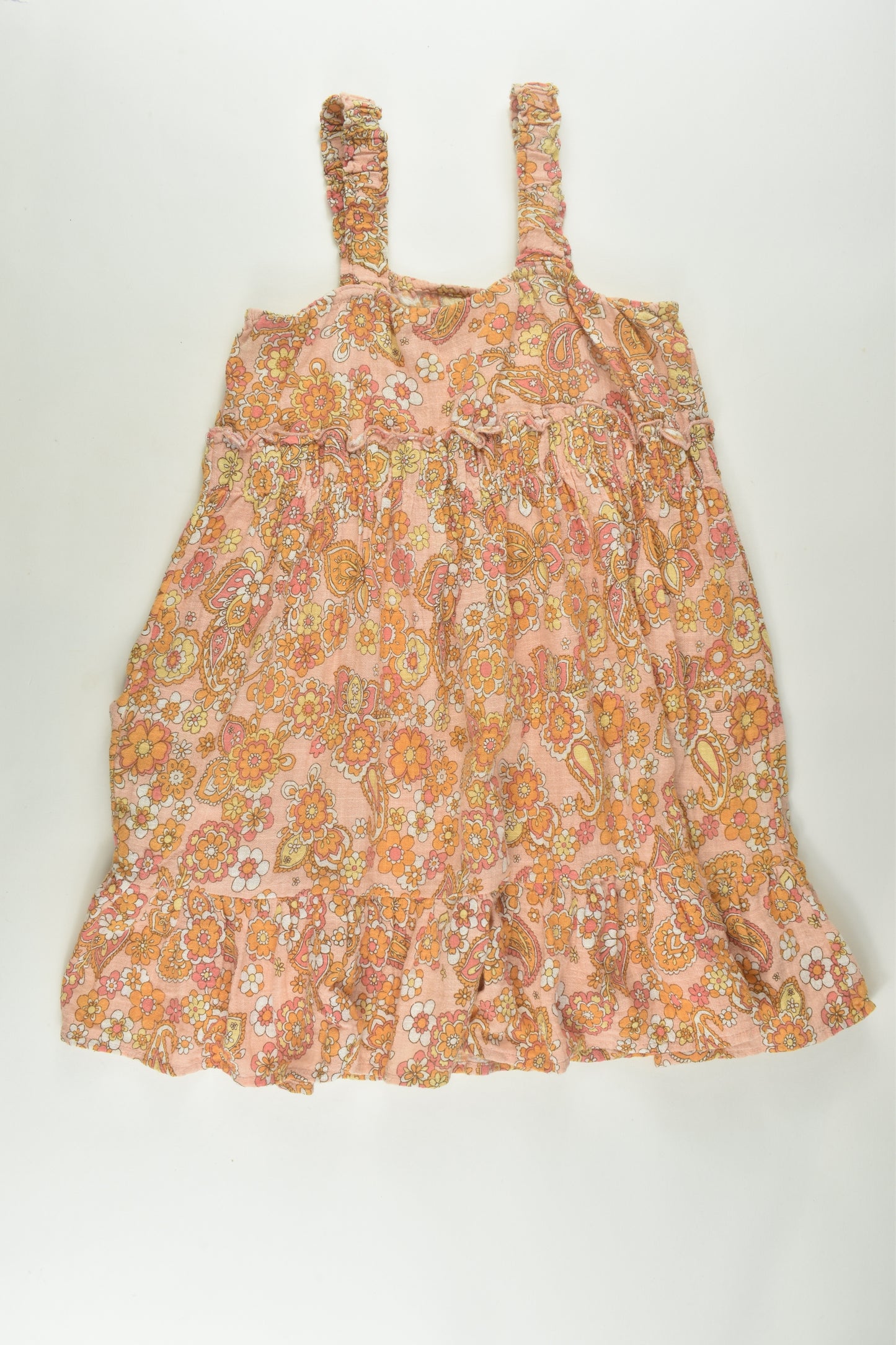 Ghanda Size 5-6 Floral Muslin Dress