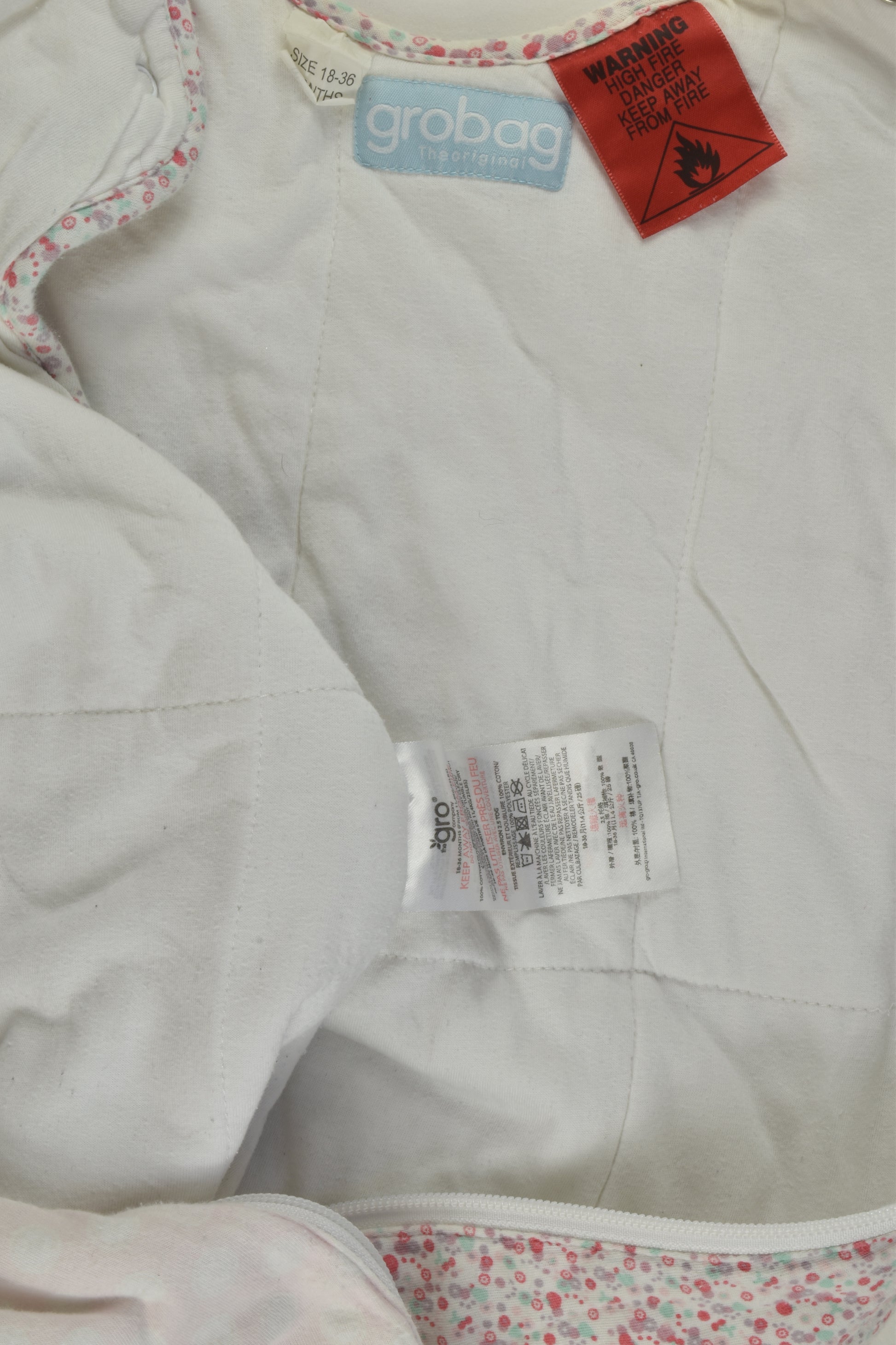 Grobag Size 18-36 months Tog 2.5 Sleeping Bag