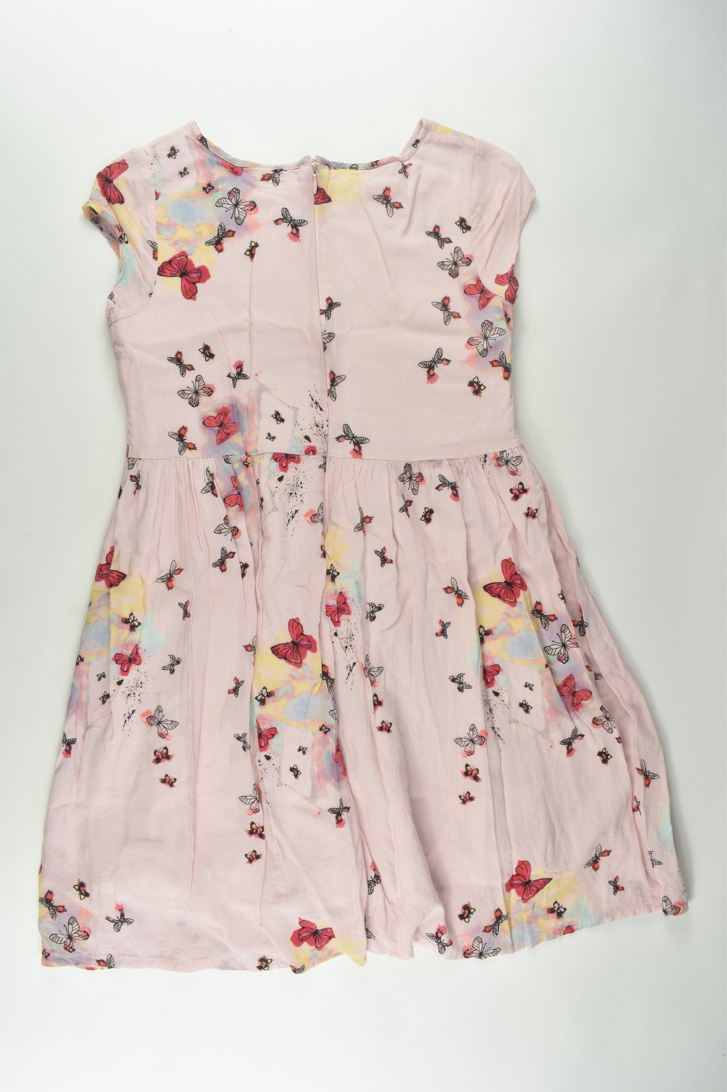 Gum Size 12 Lined Butterflies Dress
