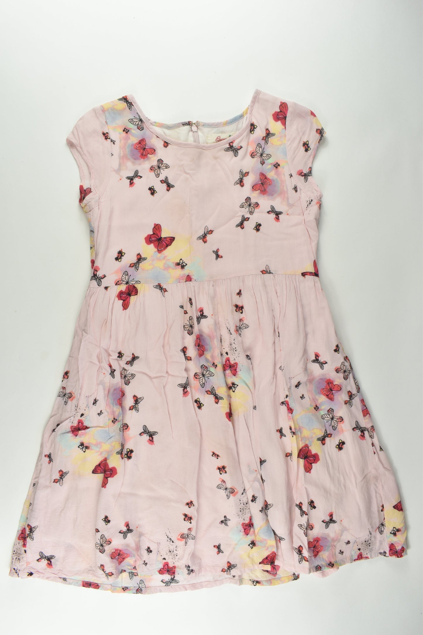 Gum Size 12 Lined Butterflies Dress