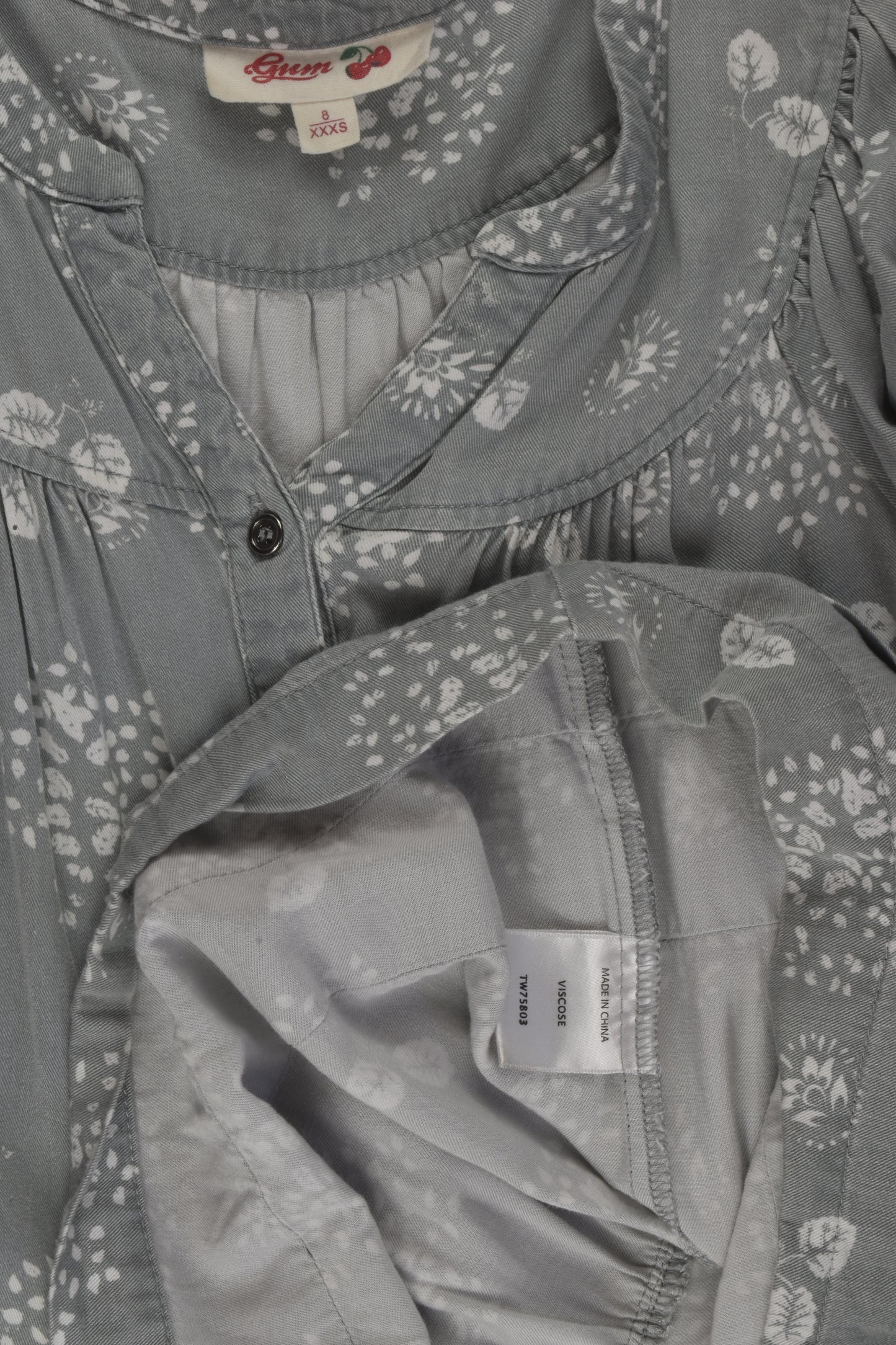 Gum Size 8 Viscose Dress
