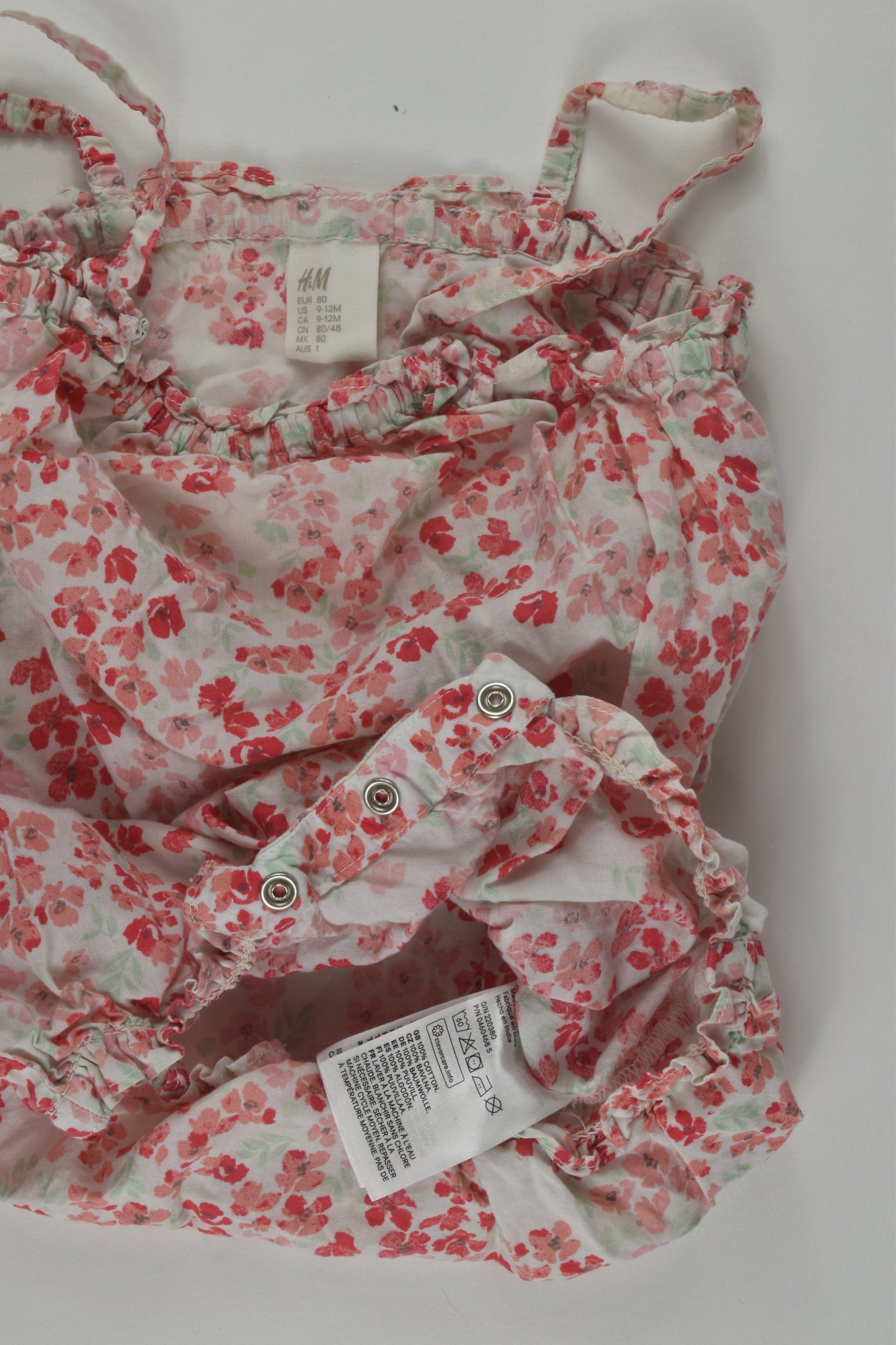H&M Size 1 Floral Bubble Romper